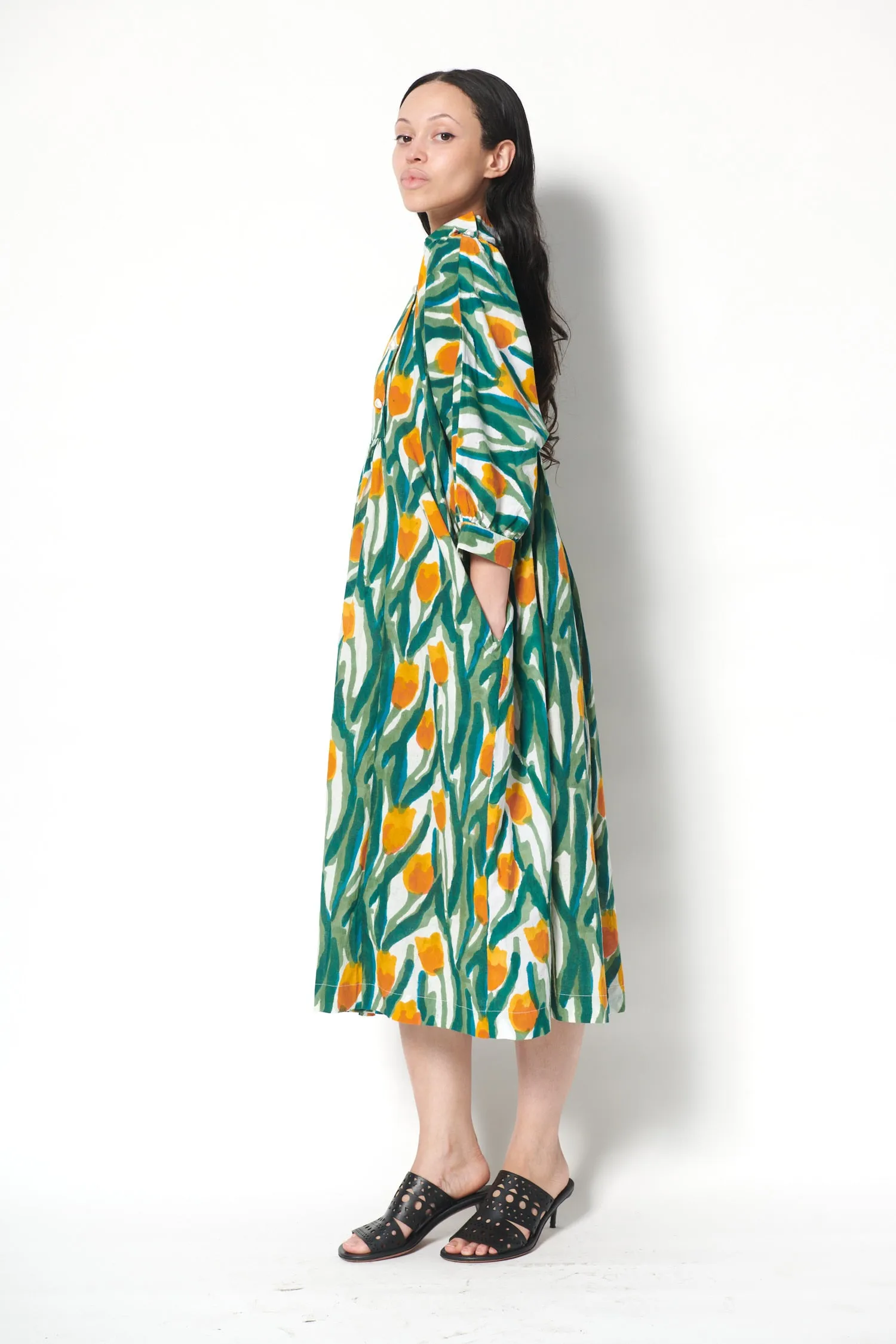 Smock Dress in Tulips sold by Batsheva product image thumbnail 4