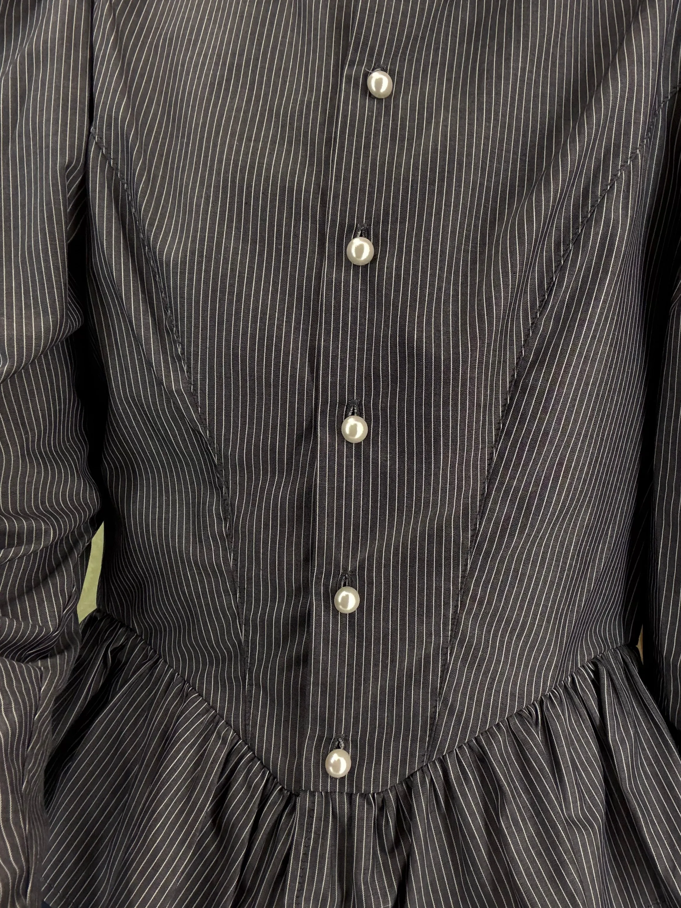 Grace Blouse in Grey Stripe sold by Batsheva product image thumbnail 2
