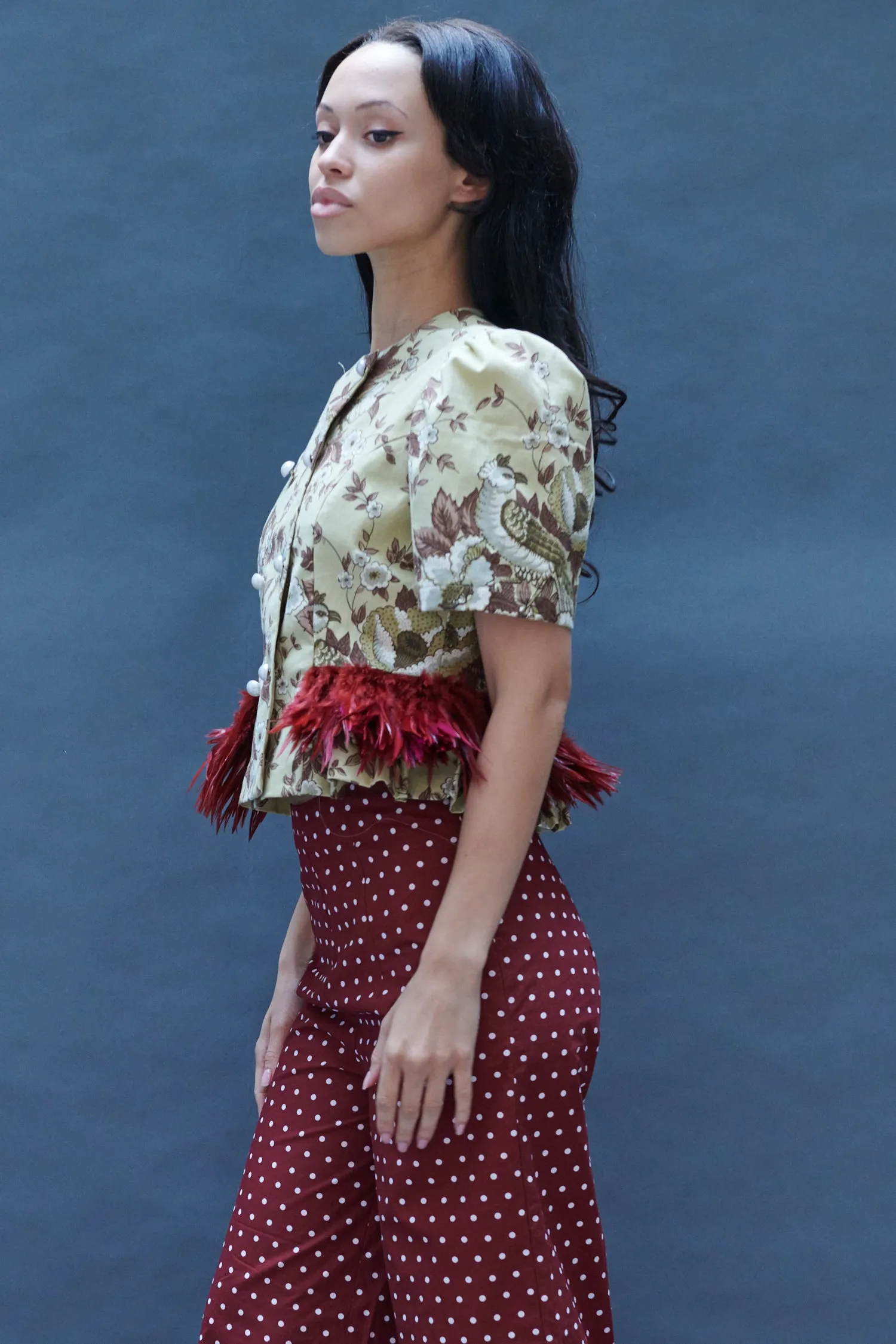 Eva Jacket in Vintage Upholstery sold by Batsheva product image thumbnail 4