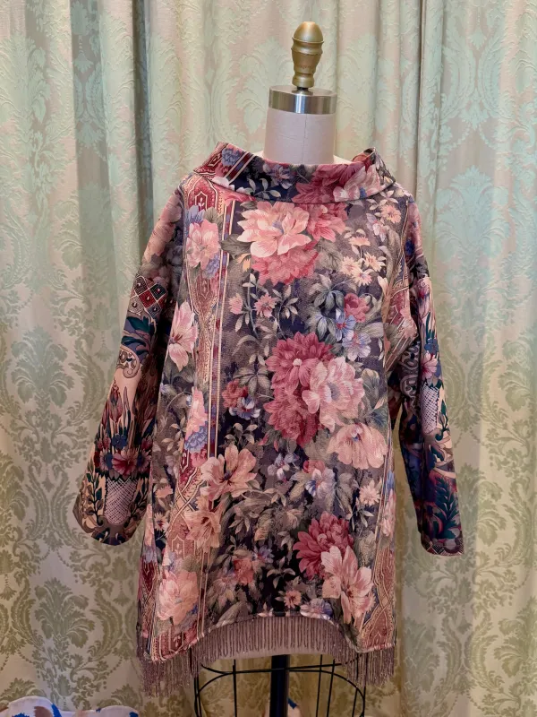 Abigail Coatdress in Tapestry with Beaded Trim sold by Batsheva