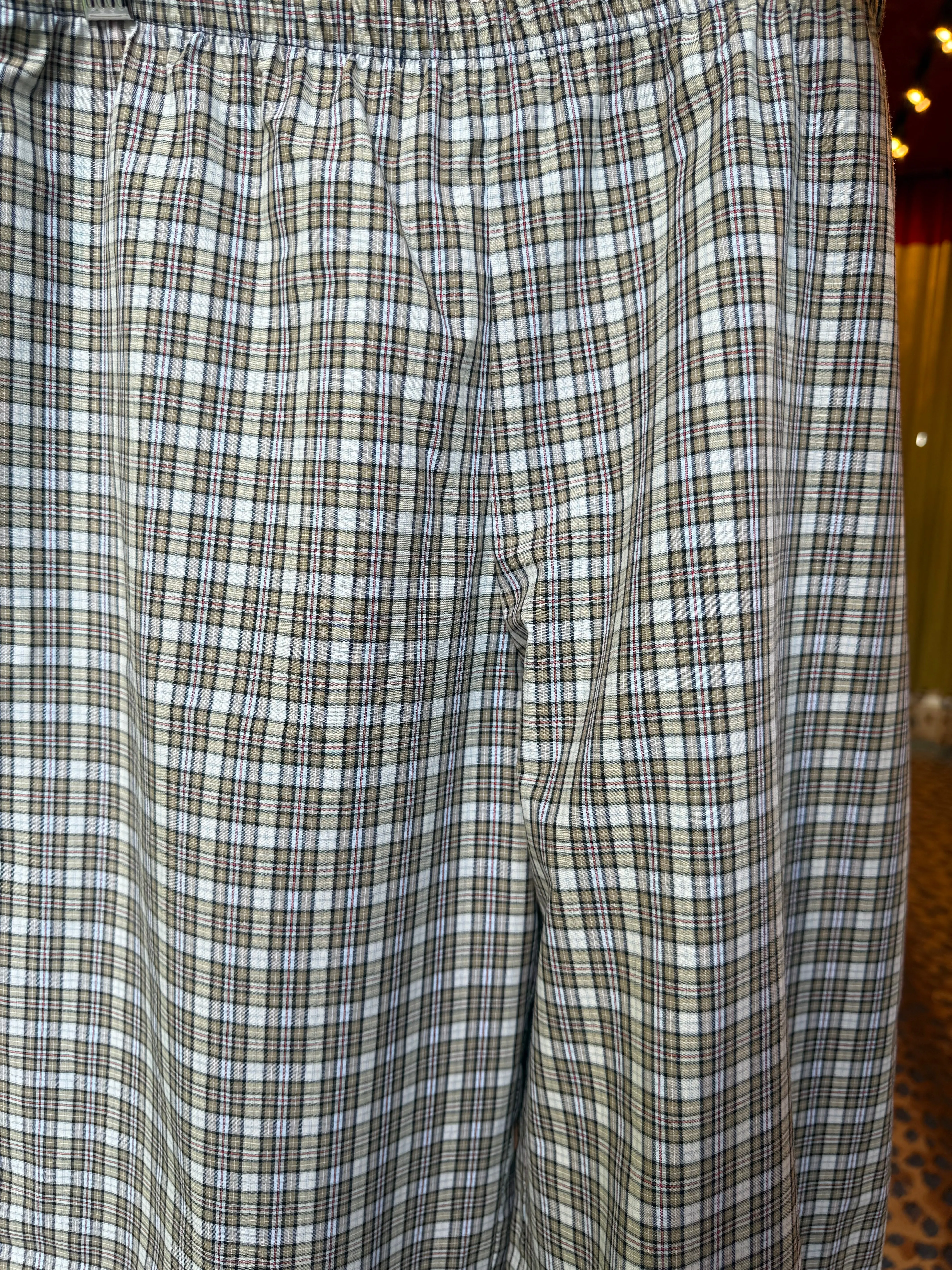 Erin Pant in Beige Tartan sold by Batsheva product image thumbnail 2