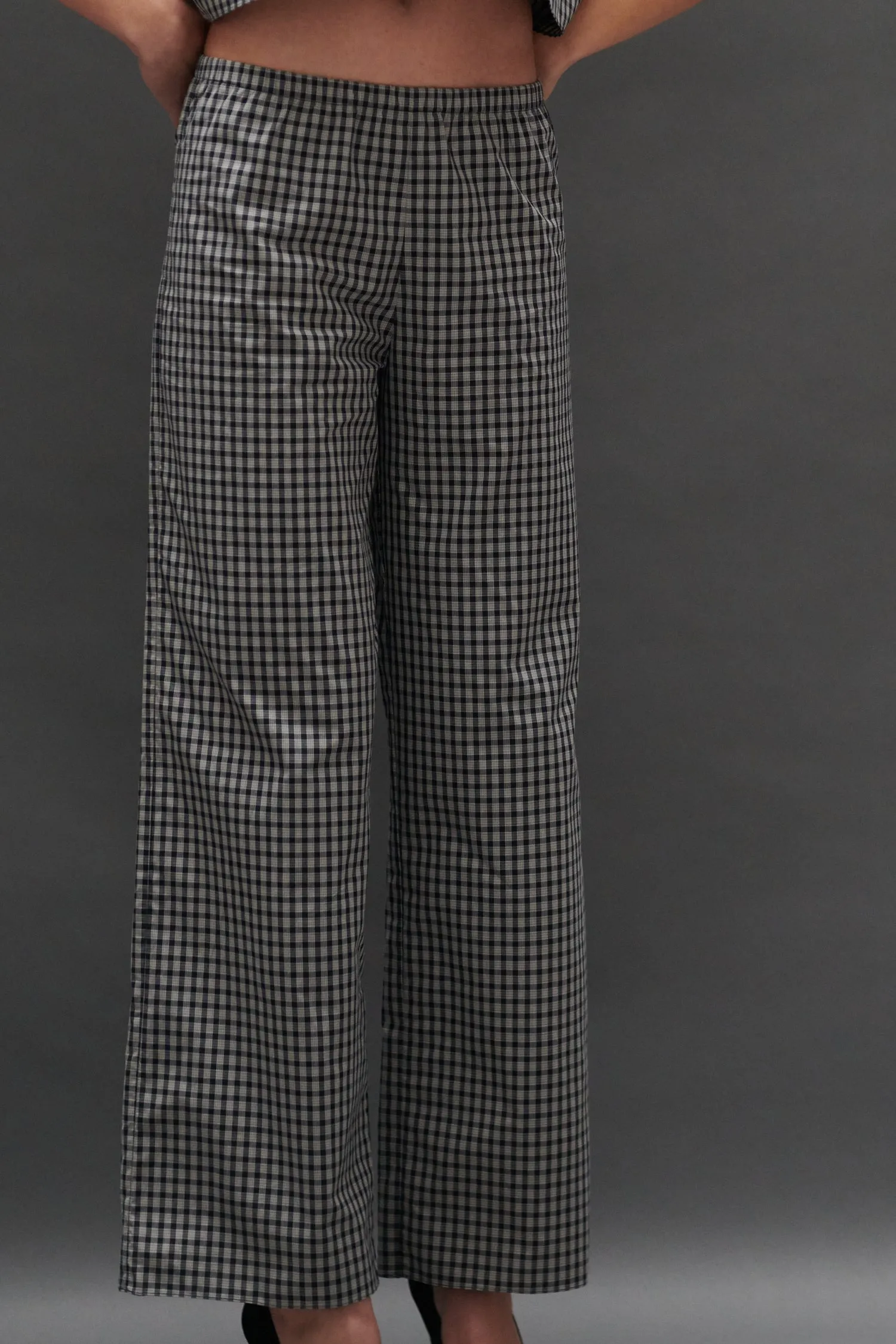 Erin Pant in Black Tartan sold by Batsheva product image thumbnail 3