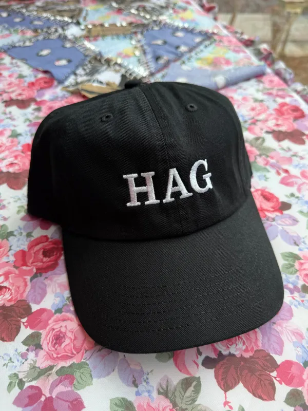 HAG Baseball Cap in Black made by Batsheva