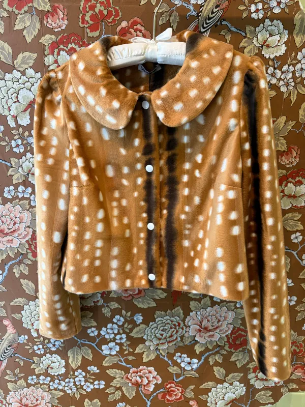 Peter Pan Coat in Bambi made by Batsheva