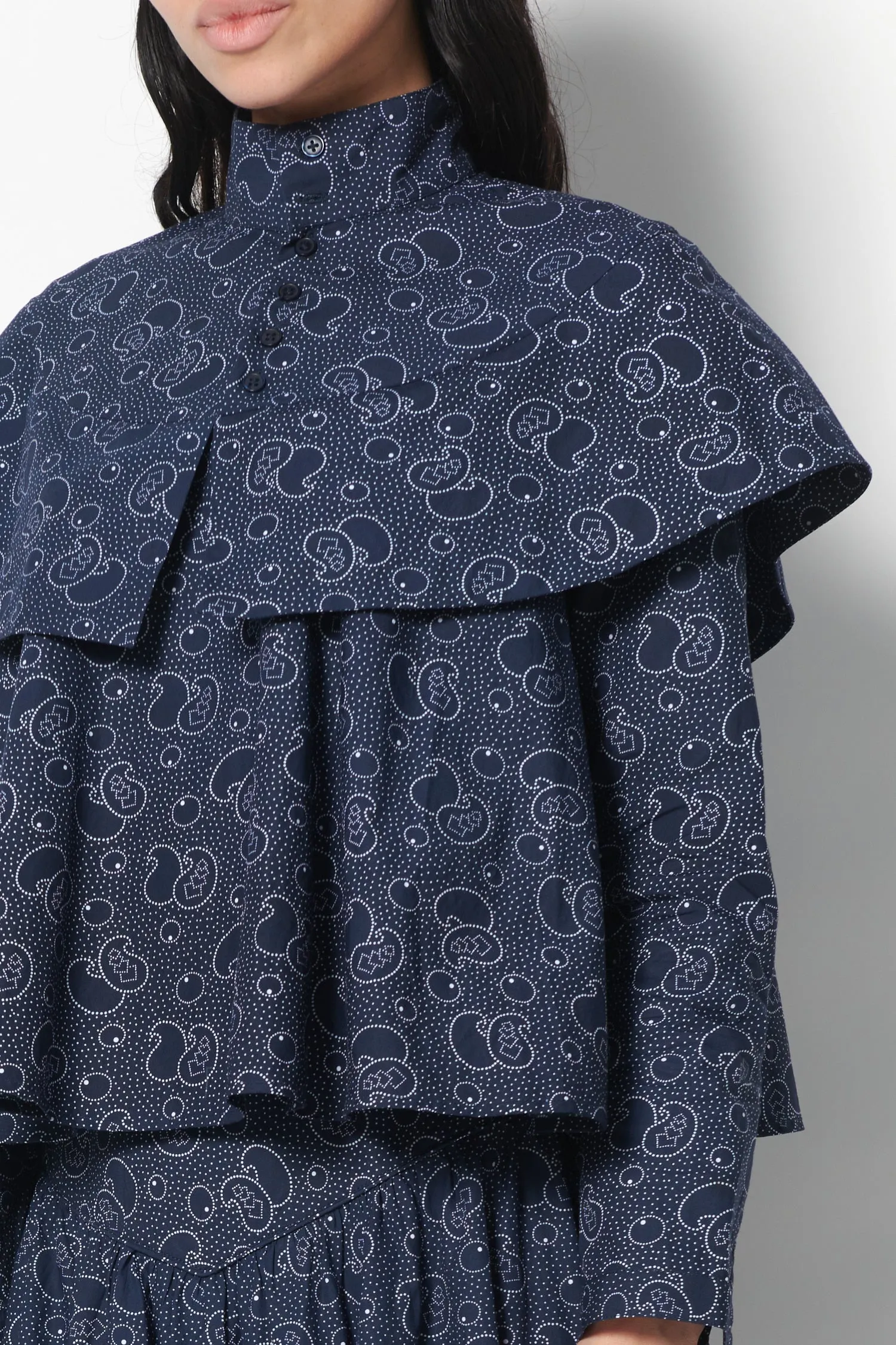 McKinley Top in Midnight Paisley sold by Batsheva