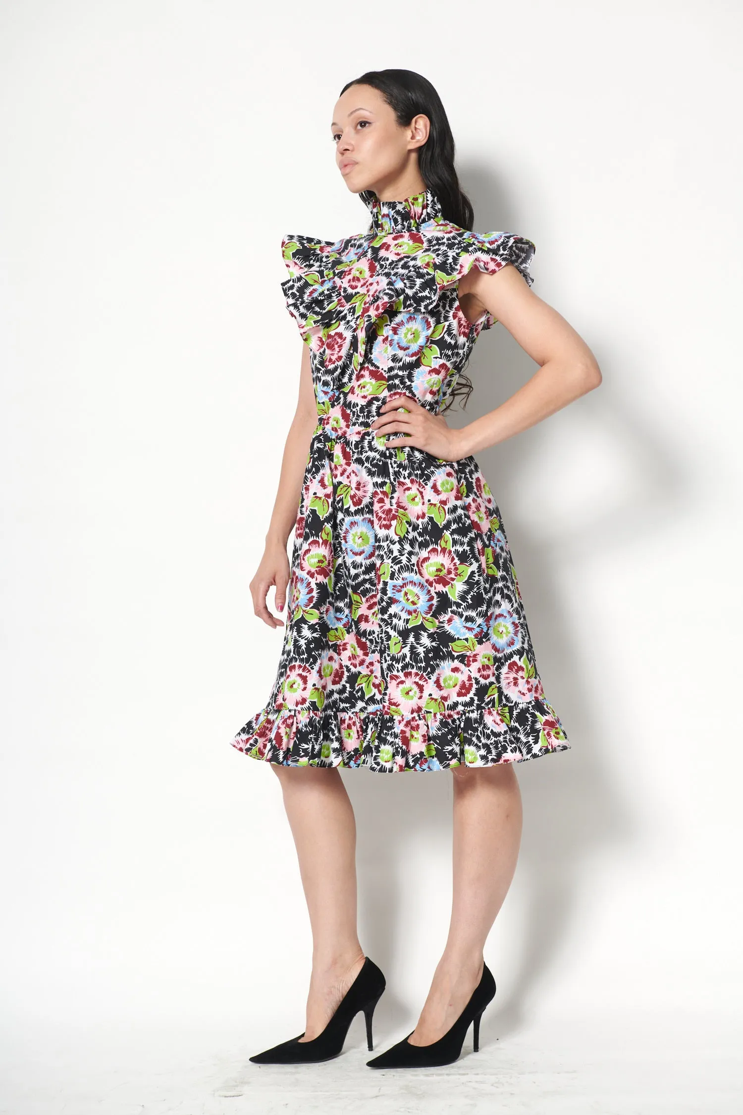 Caroline Dress in Flower Riot sold by Batsheva product image thumbnail 4