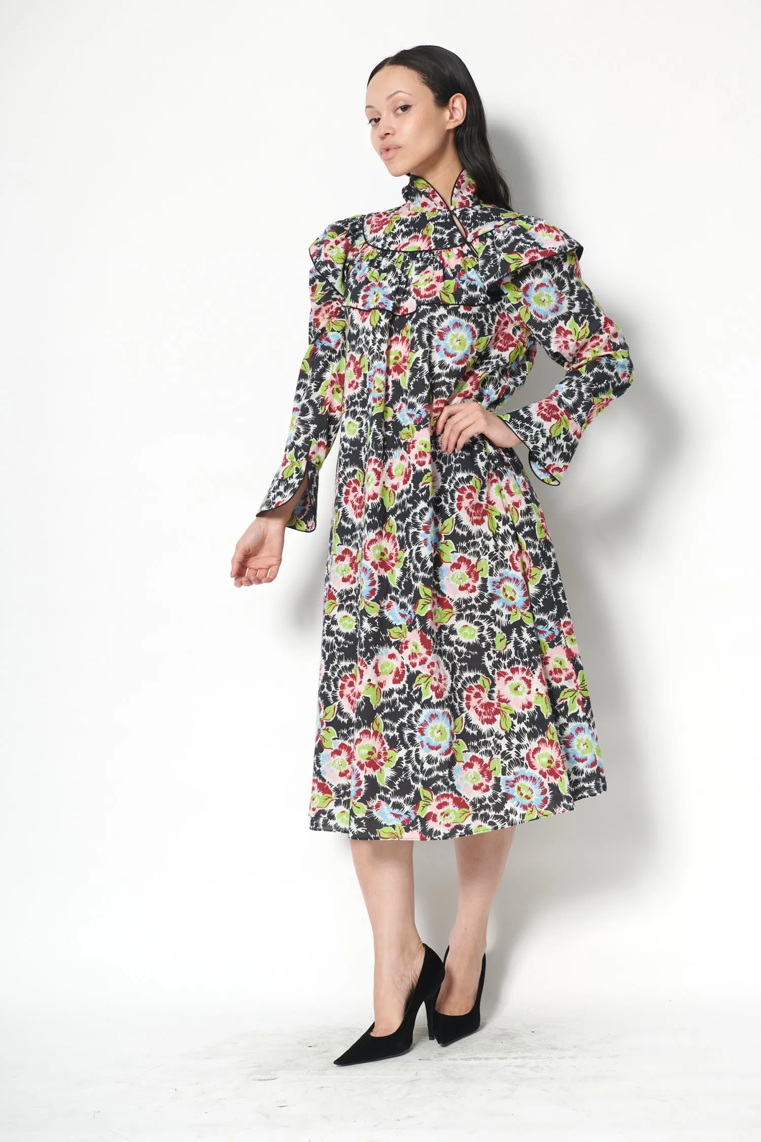 Racquel Dress in Flower Riot sold by Batsheva product image thumbnail 4