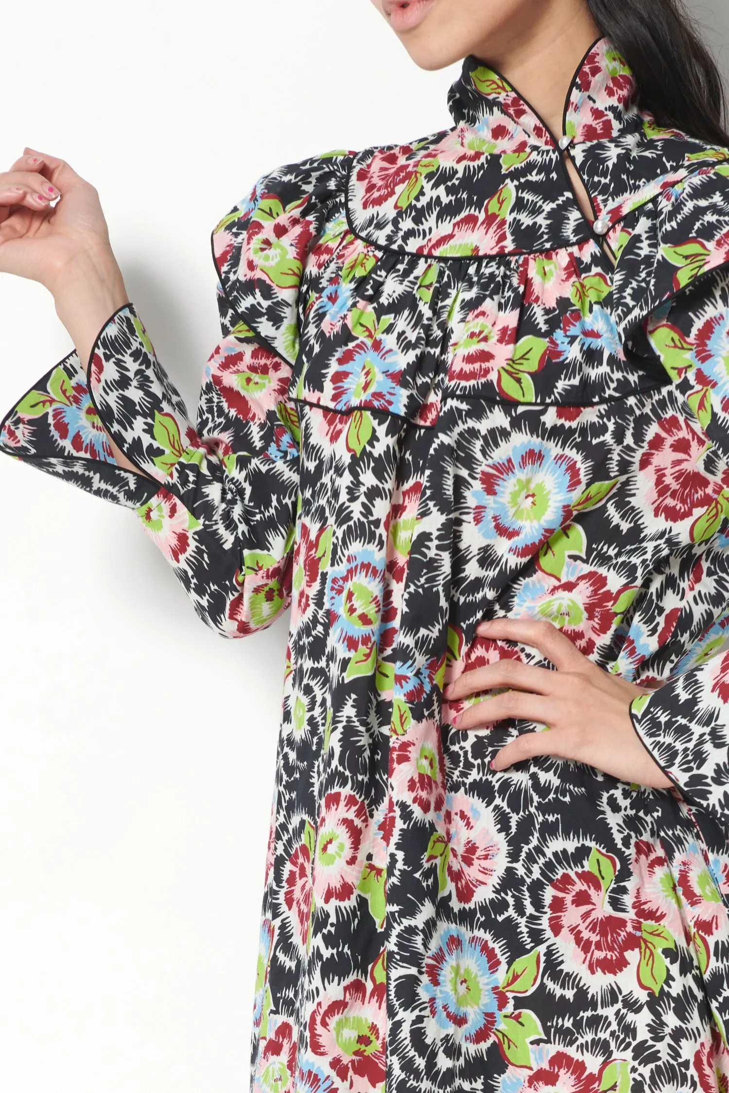 Racquel Dress in Flower Riot sold by Batsheva product image thumbnail 2