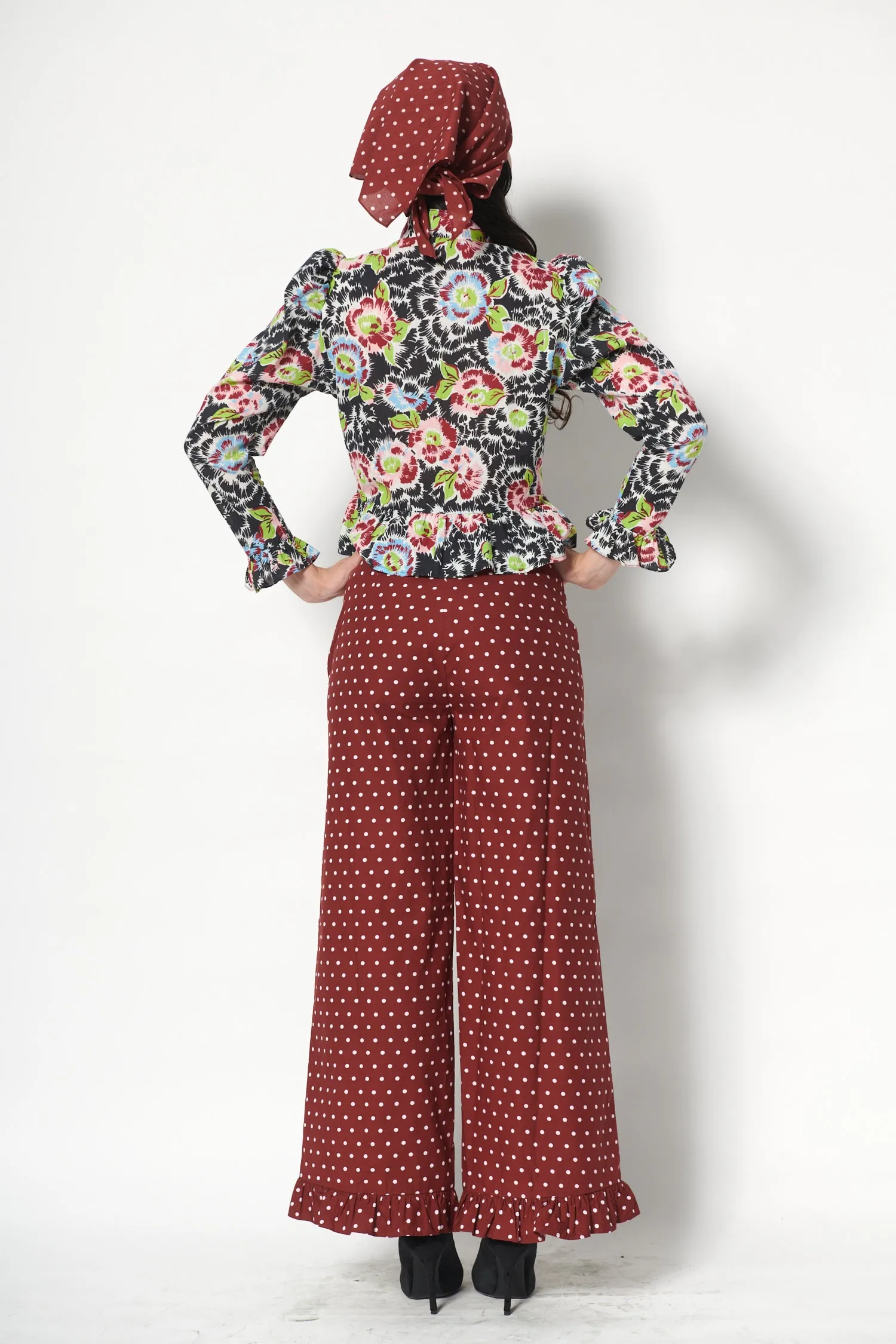Grace Blouse in Flower Riot sold by Batsheva product image thumbnail 5