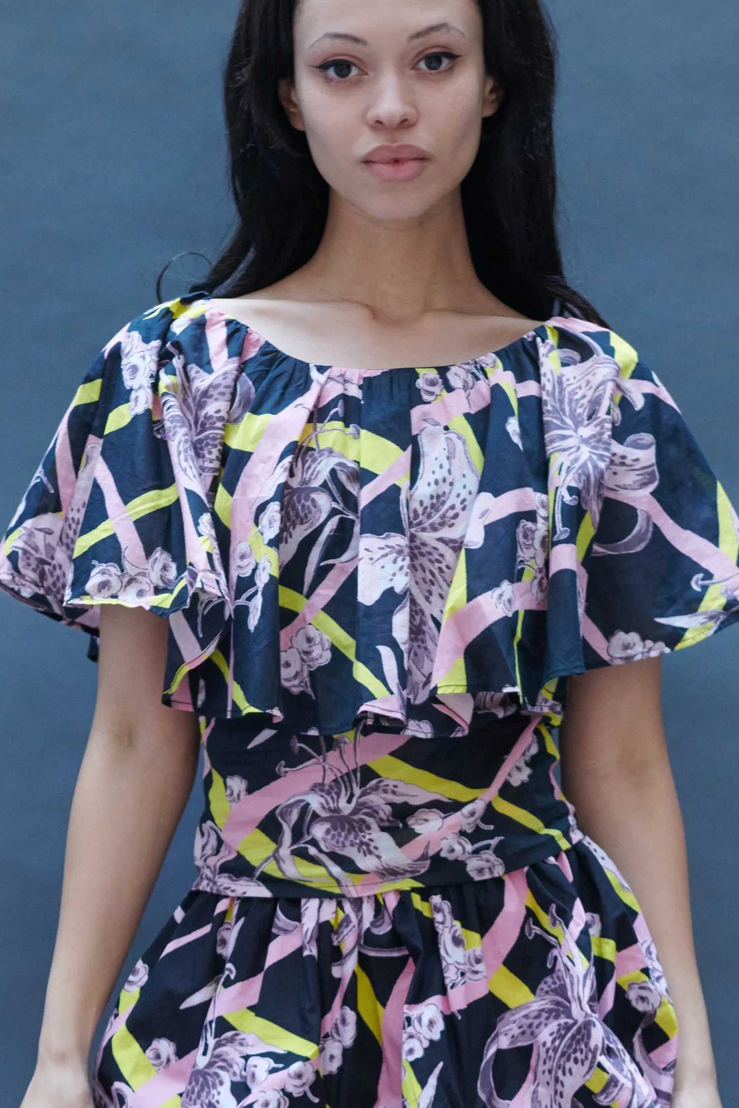 Julia Blouse in Iris sold by Batsheva
