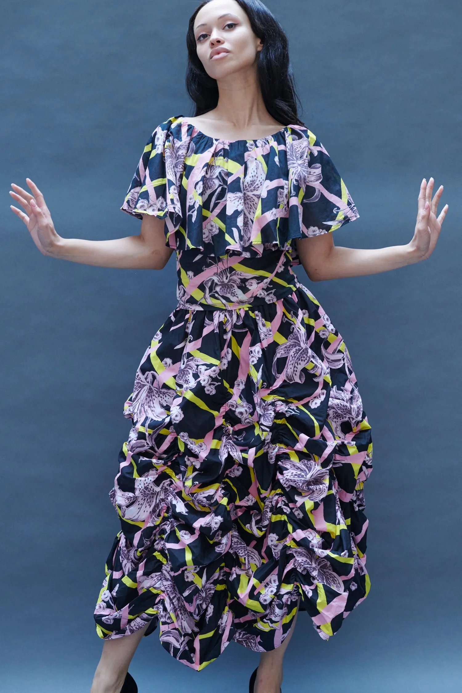 Julia Blouse in Iris sold by Batsheva product image thumbnail 3