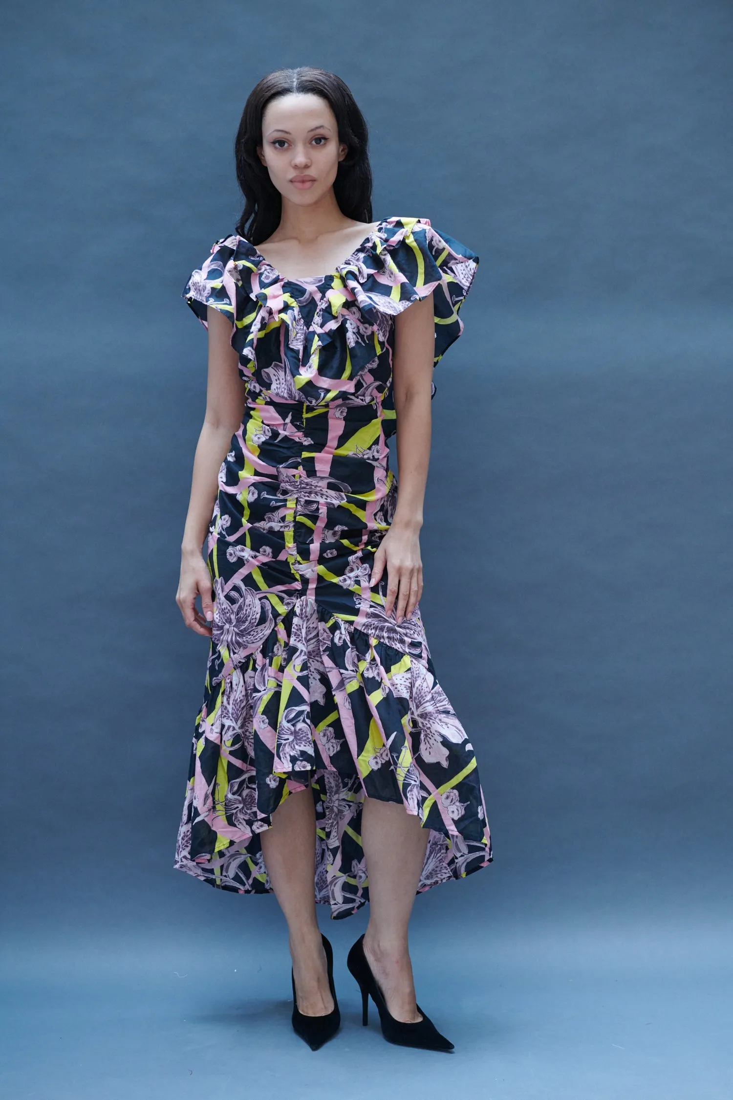 Molly Dress in Iris sold by Batsheva product image thumbnail 3