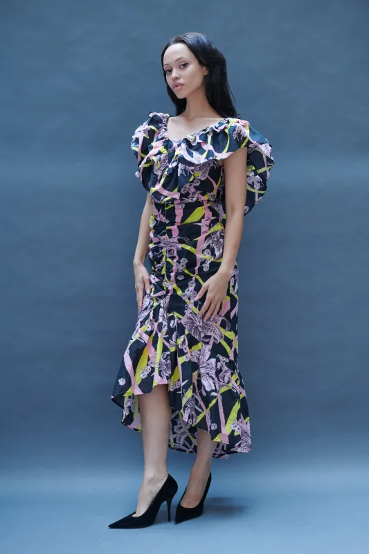 Molly Dress in Iris made by Batsheva