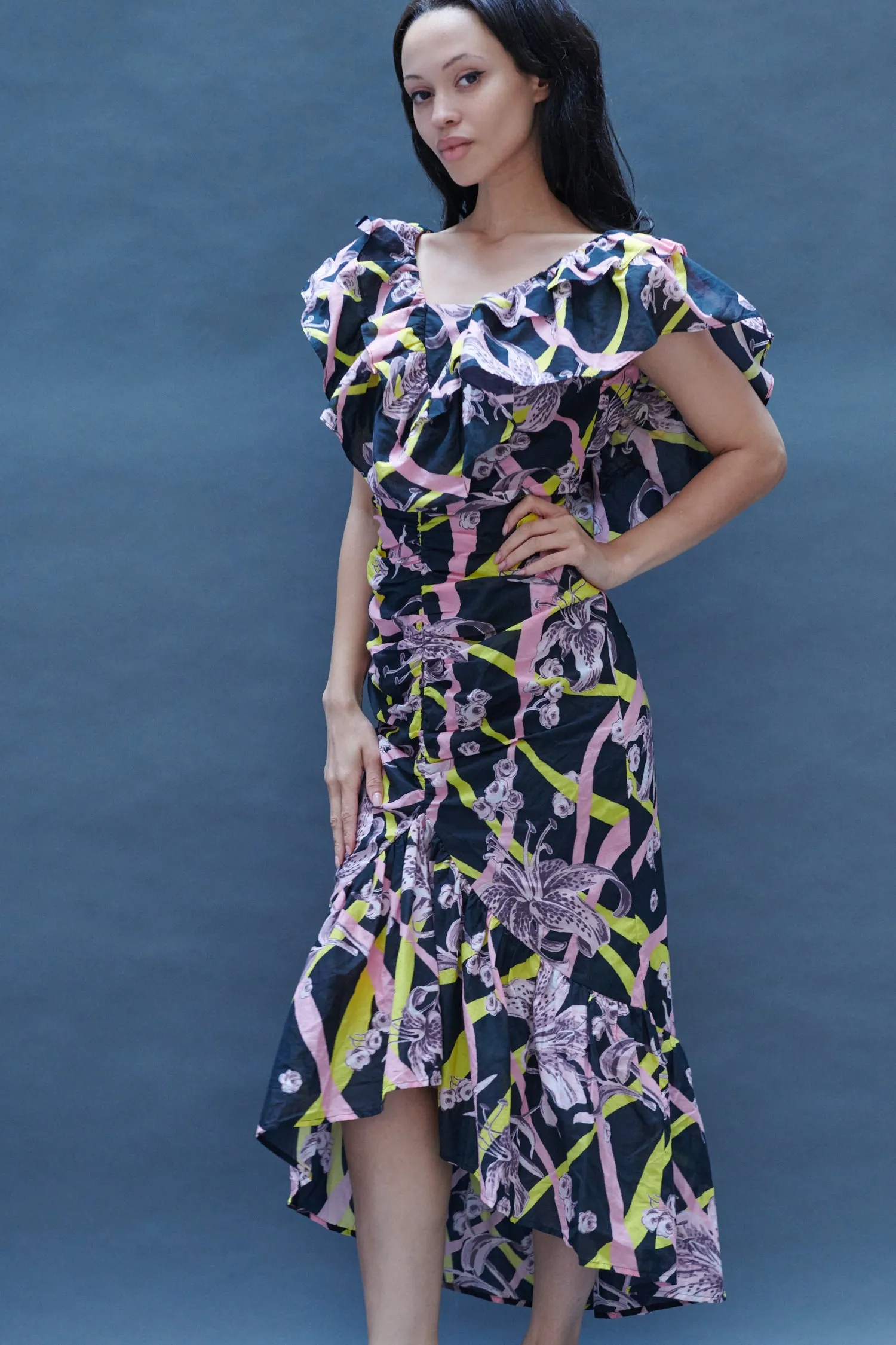 Molly Dress in Iris sold by Batsheva product image thumbnail 2