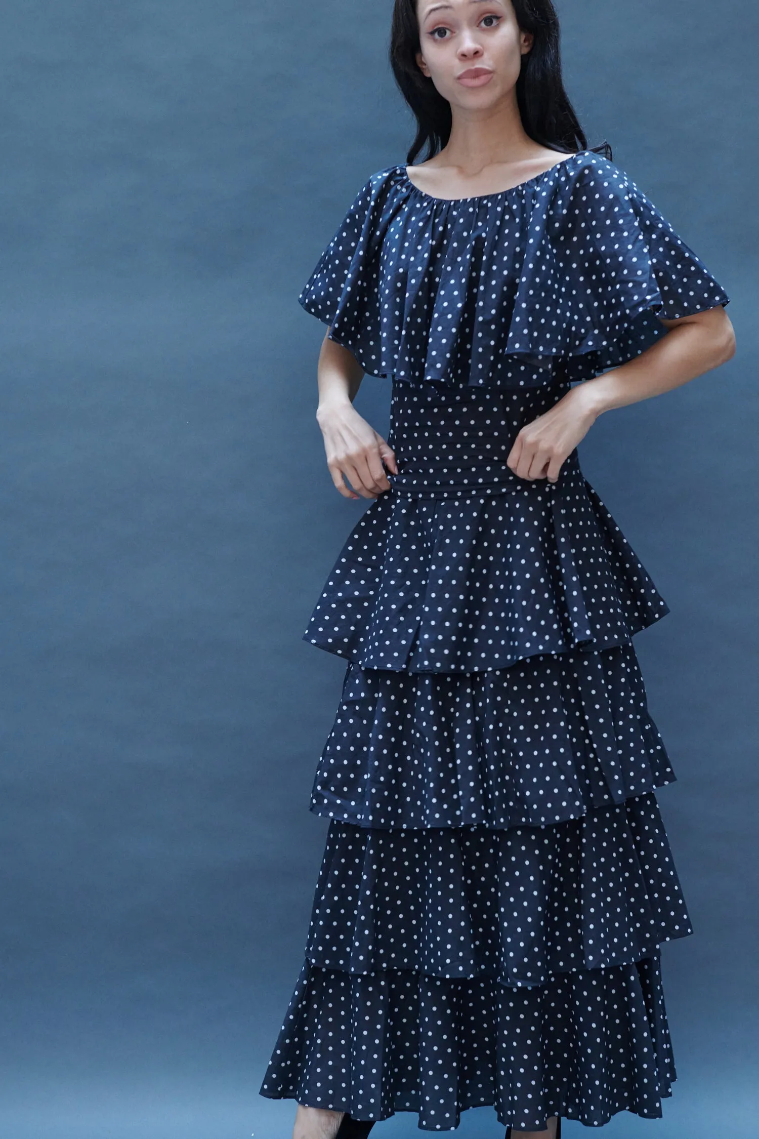 Julia Blouse in Black Dots sold by Batsheva product image thumbnail 2
