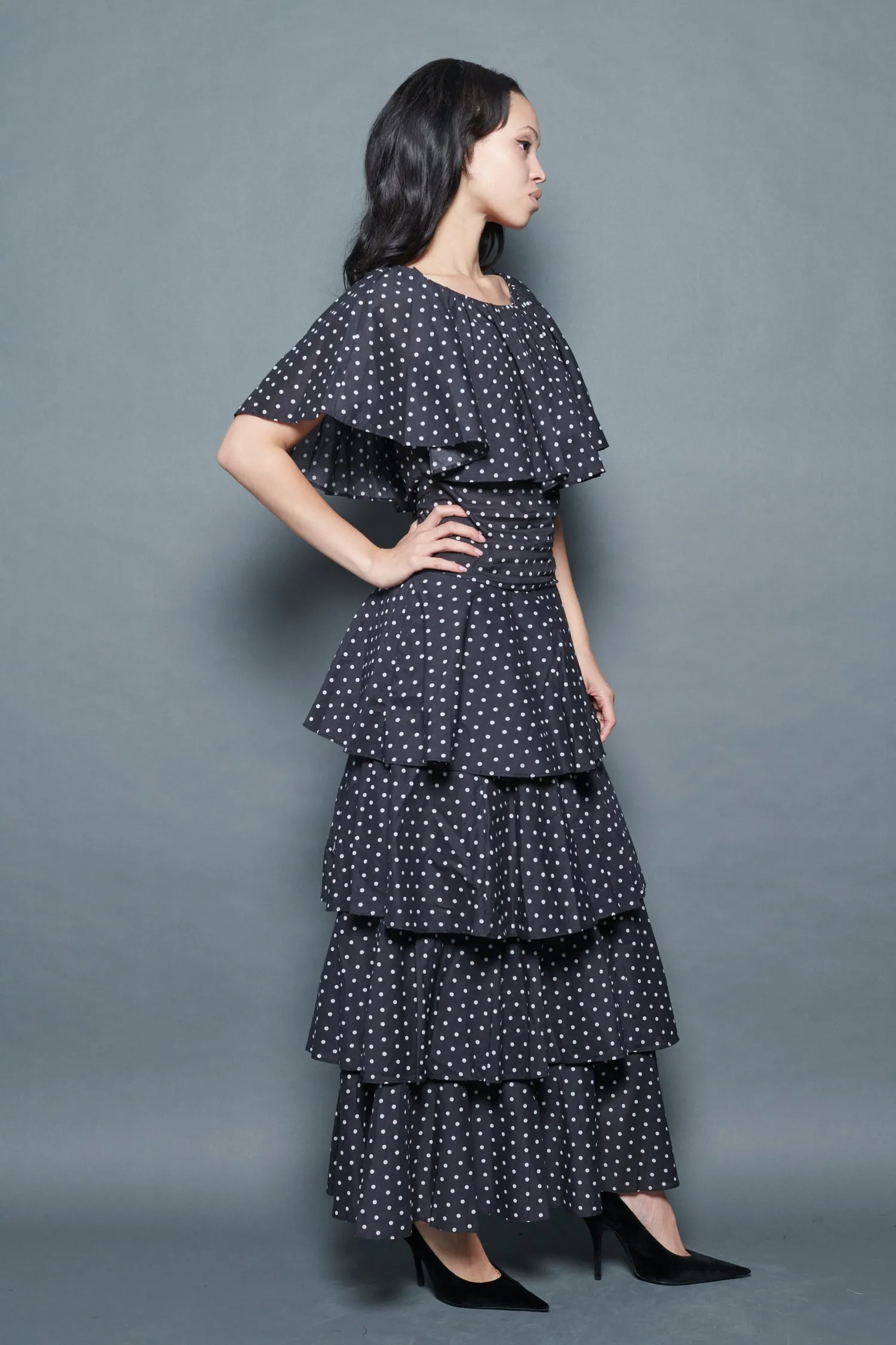 Julia Blouse in Black Dots sold by Batsheva product image thumbnail 5