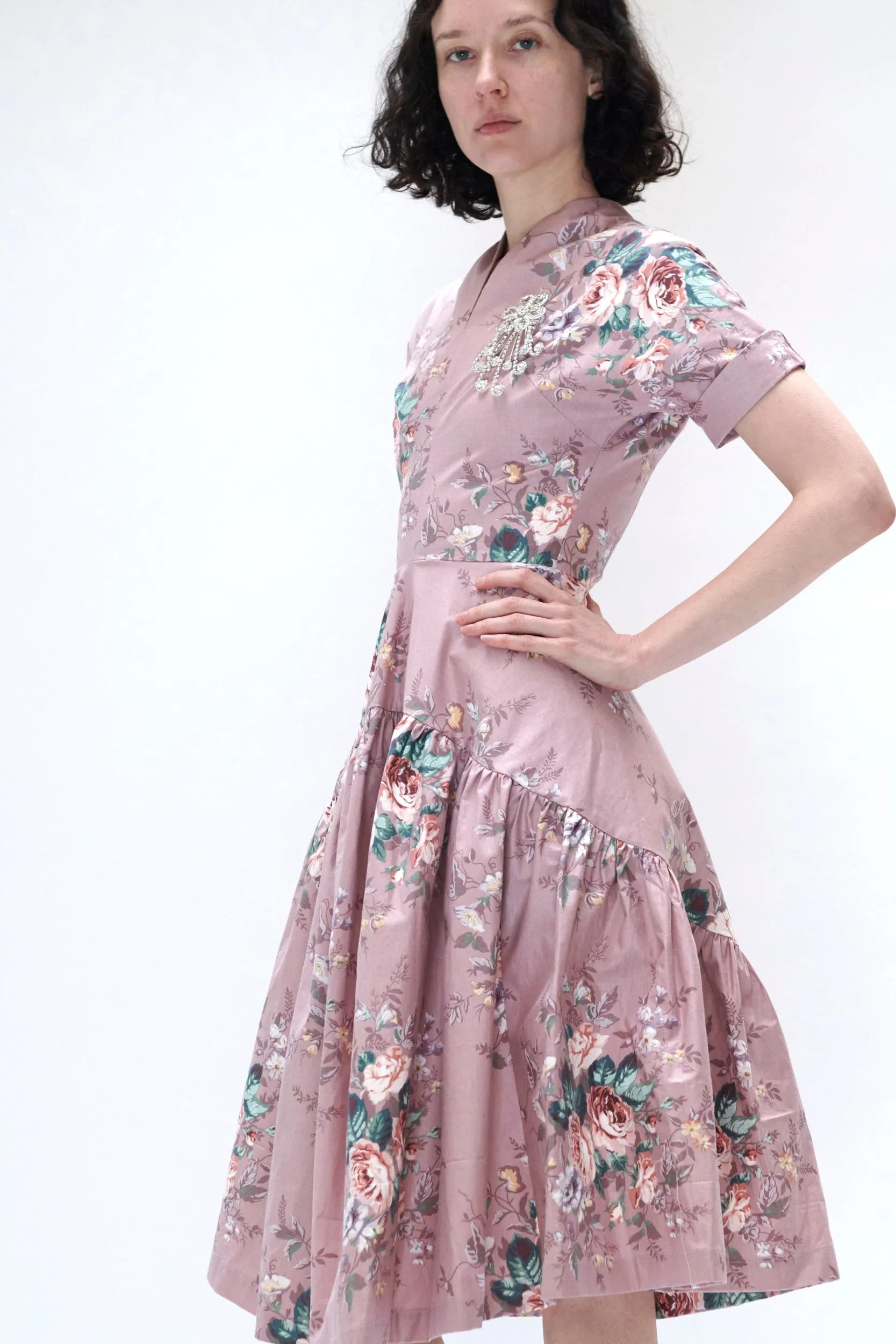 Clara Dress in Vintage Rose Upholstery sold by Batsheva product image thumbnail 5