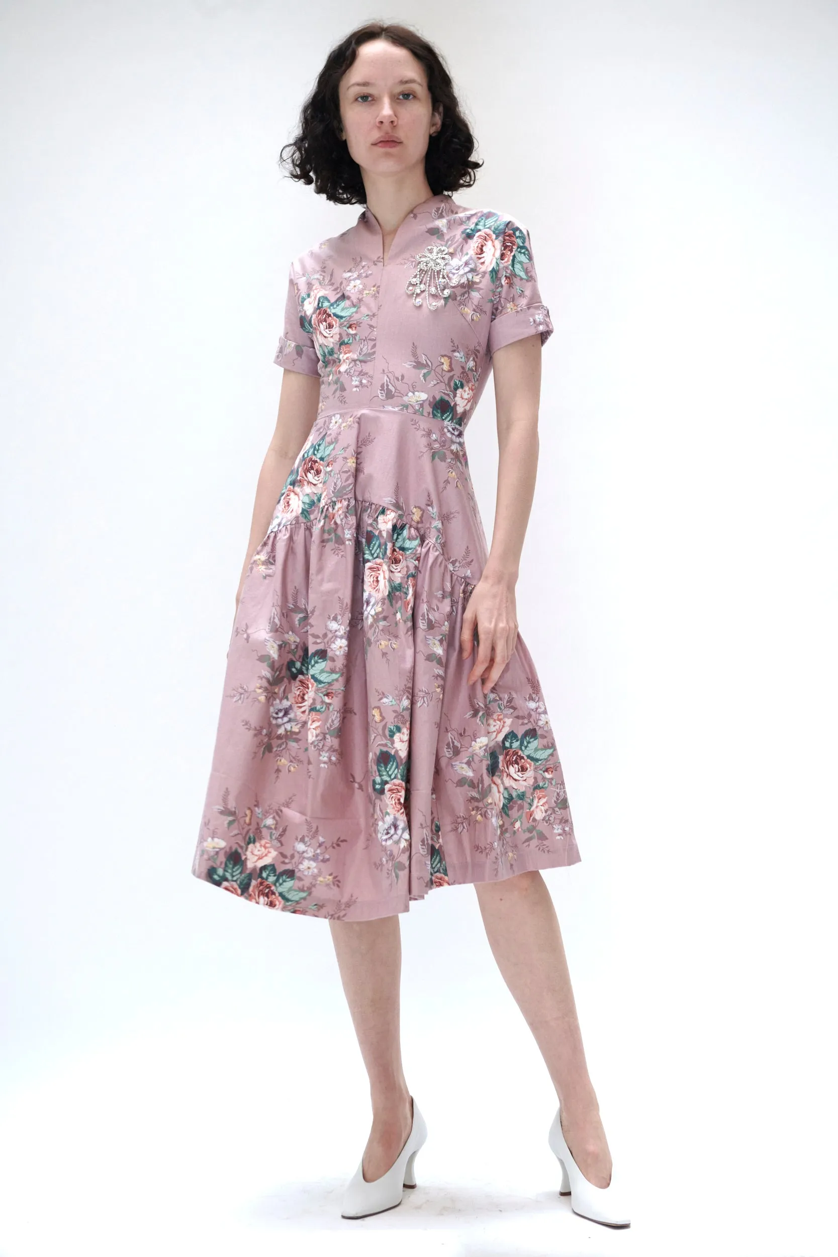 Clara Dress in Vintage Rose Upholstery sold by Batsheva product image thumbnail 2