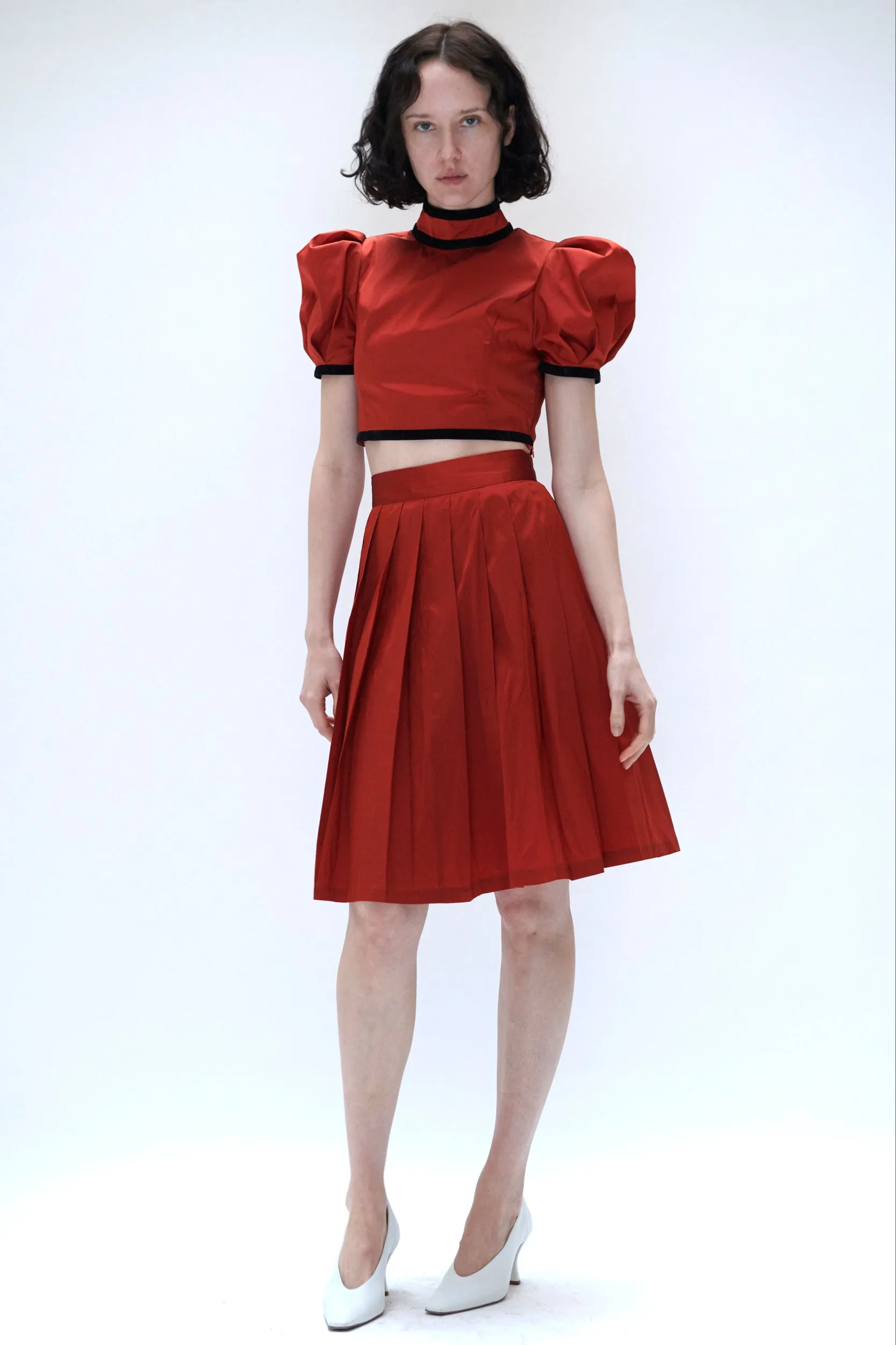 Tate Blouse in Ginger Taffeta sold by Batsheva product image thumbnail 5