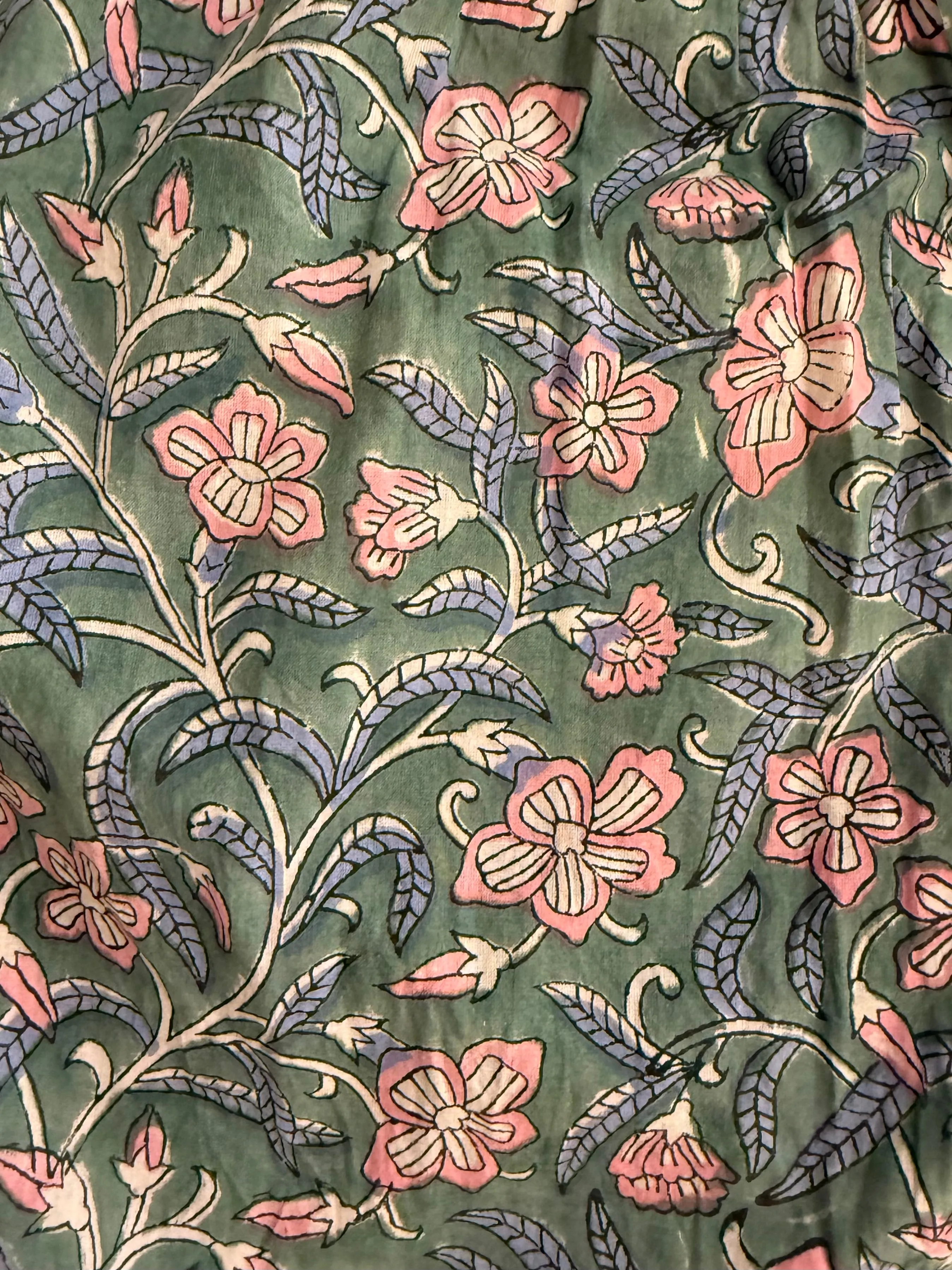 Snap Housedress in Green and Pink sold by Batsheva product image thumbnail 5