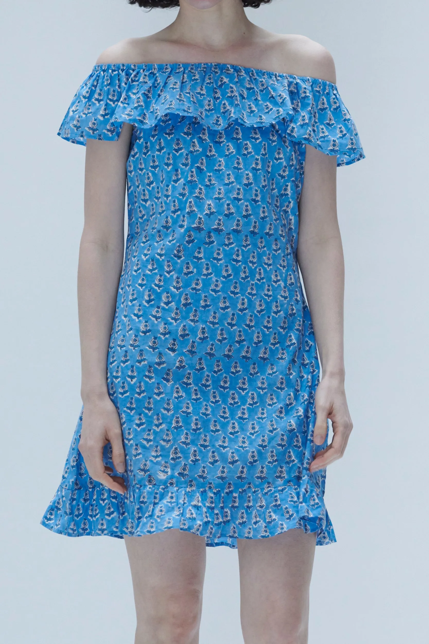 Holly Dress in Blue Floral sold by Batsheva product image thumbnail 2