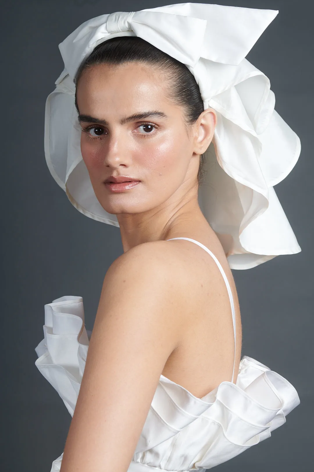 Bow Headband Veil sold by Batsheva