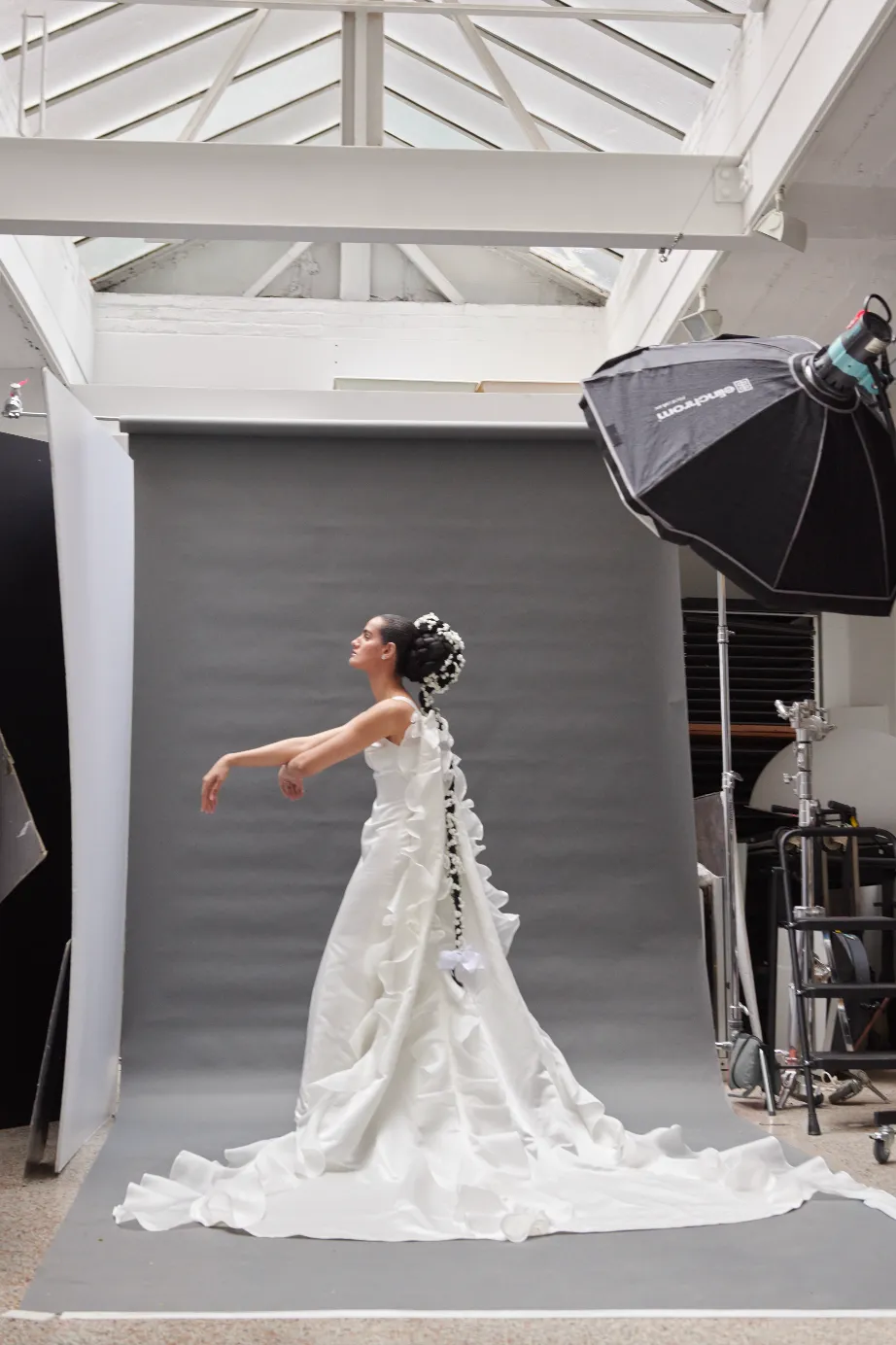 Removable Ruffle Train sold by Batsheva