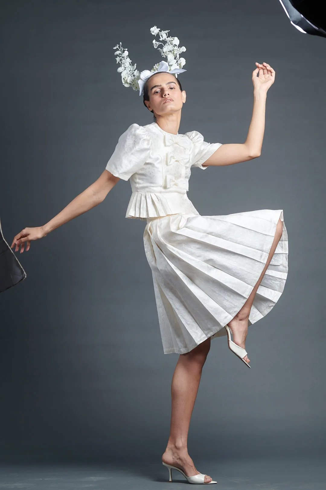 Pleated Skirt sold by Batsheva product image thumbnail 3
