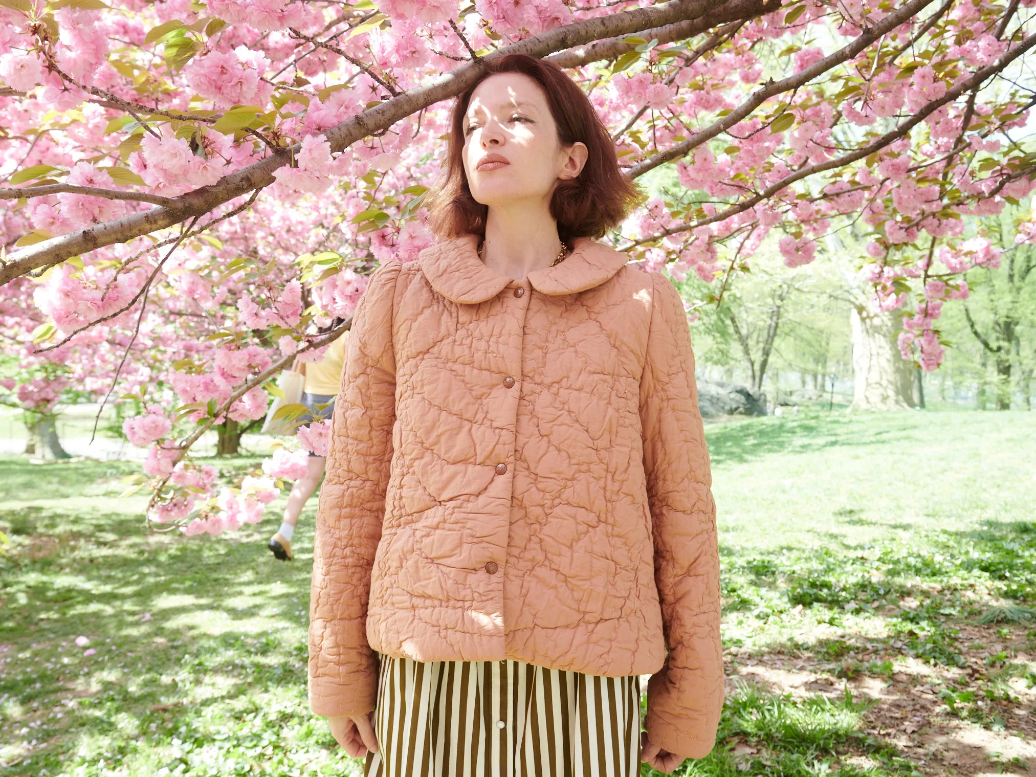 Coyuchi x Batsheva Quilted Jacket in Ginger sold by Batsheva product image thumbnail 3