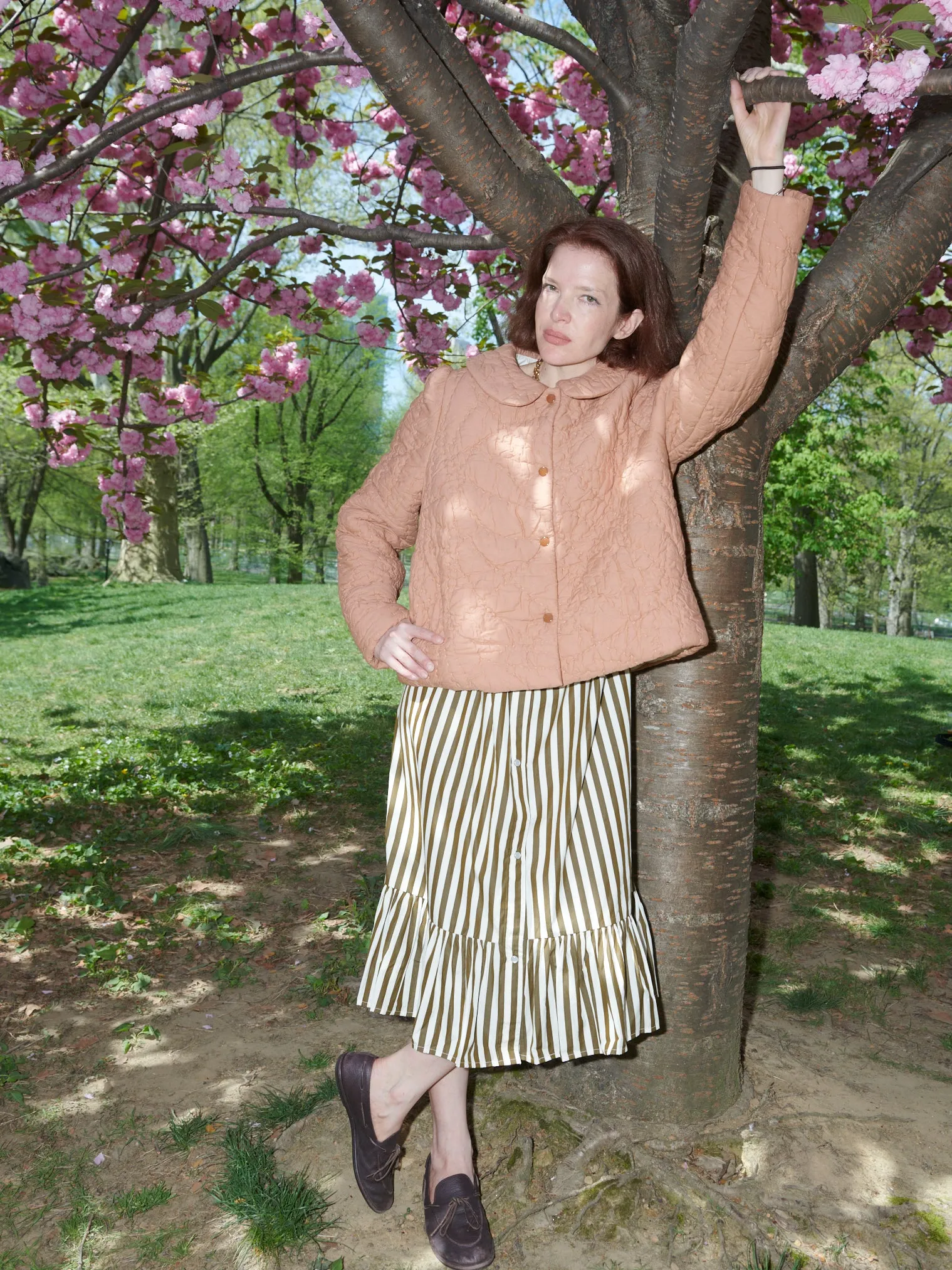 Coyuchi x Batsheva Quilted Jacket in Ginger sold by Batsheva product image thumbnail 2
