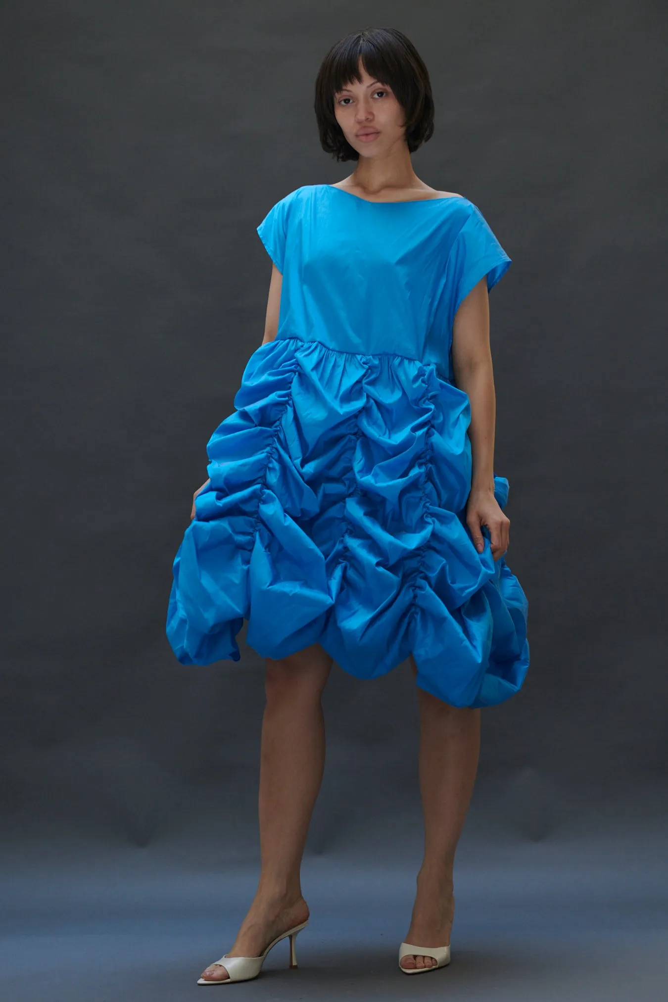 Lily Dress in Sky Taffeta sold by Batsheva product image thumbnail 5