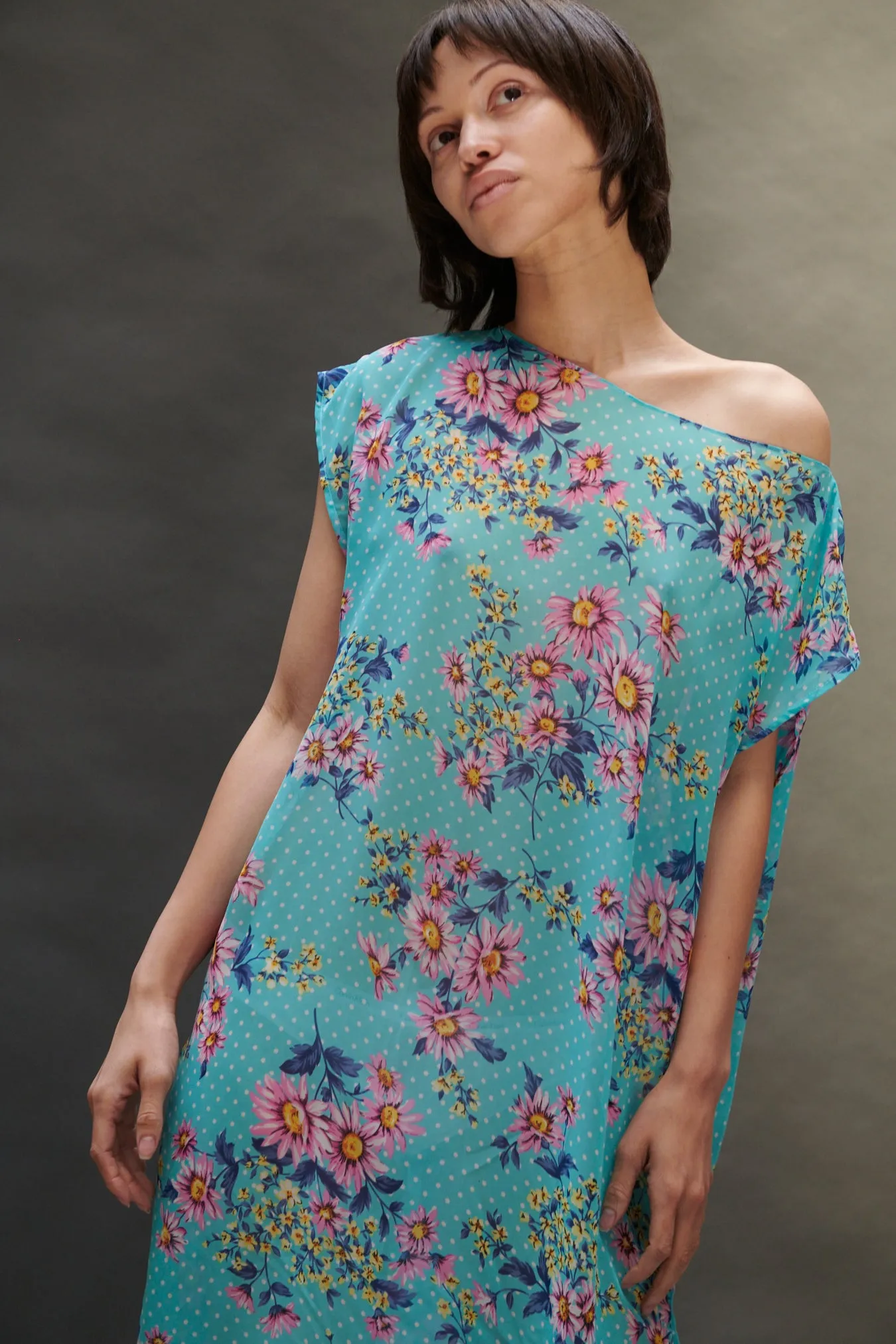 Caftan in Deadstock Floral Crepe sold by Batsheva product image thumbnail 2