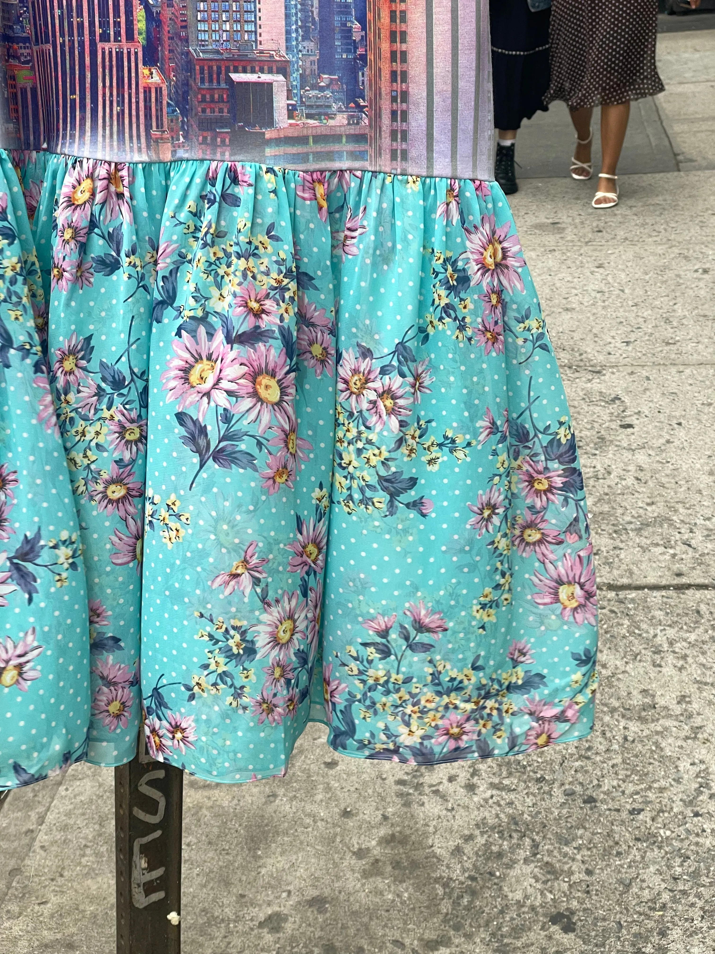 NEW YORK Bedazzled T-Shirt Dress in Empire State Building sold by Batsheva product image thumbnail 3