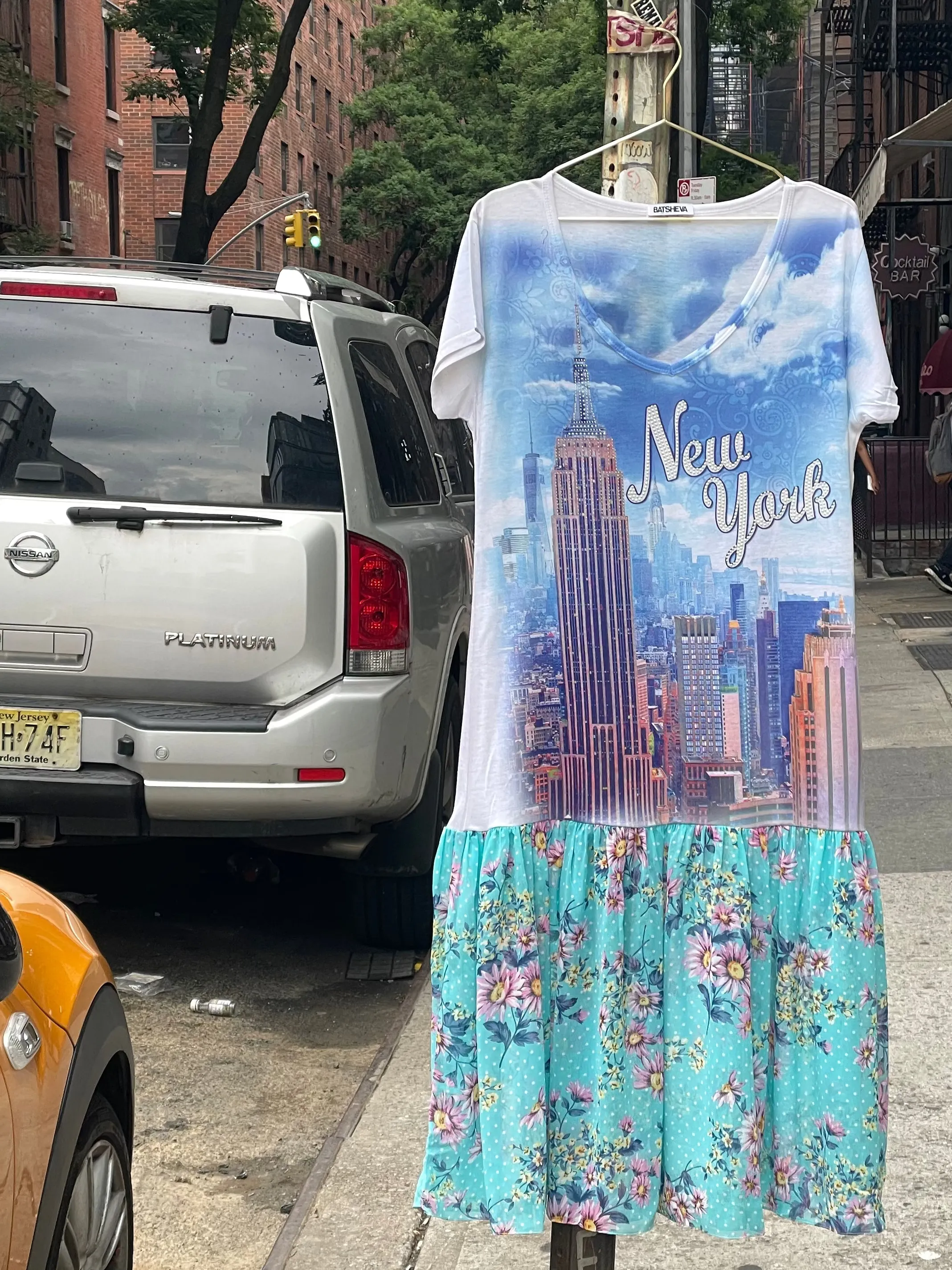 NEW YORK Bedazzled T-Shirt Dress in Empire State Building sold by Batsheva product image thumbnail 4