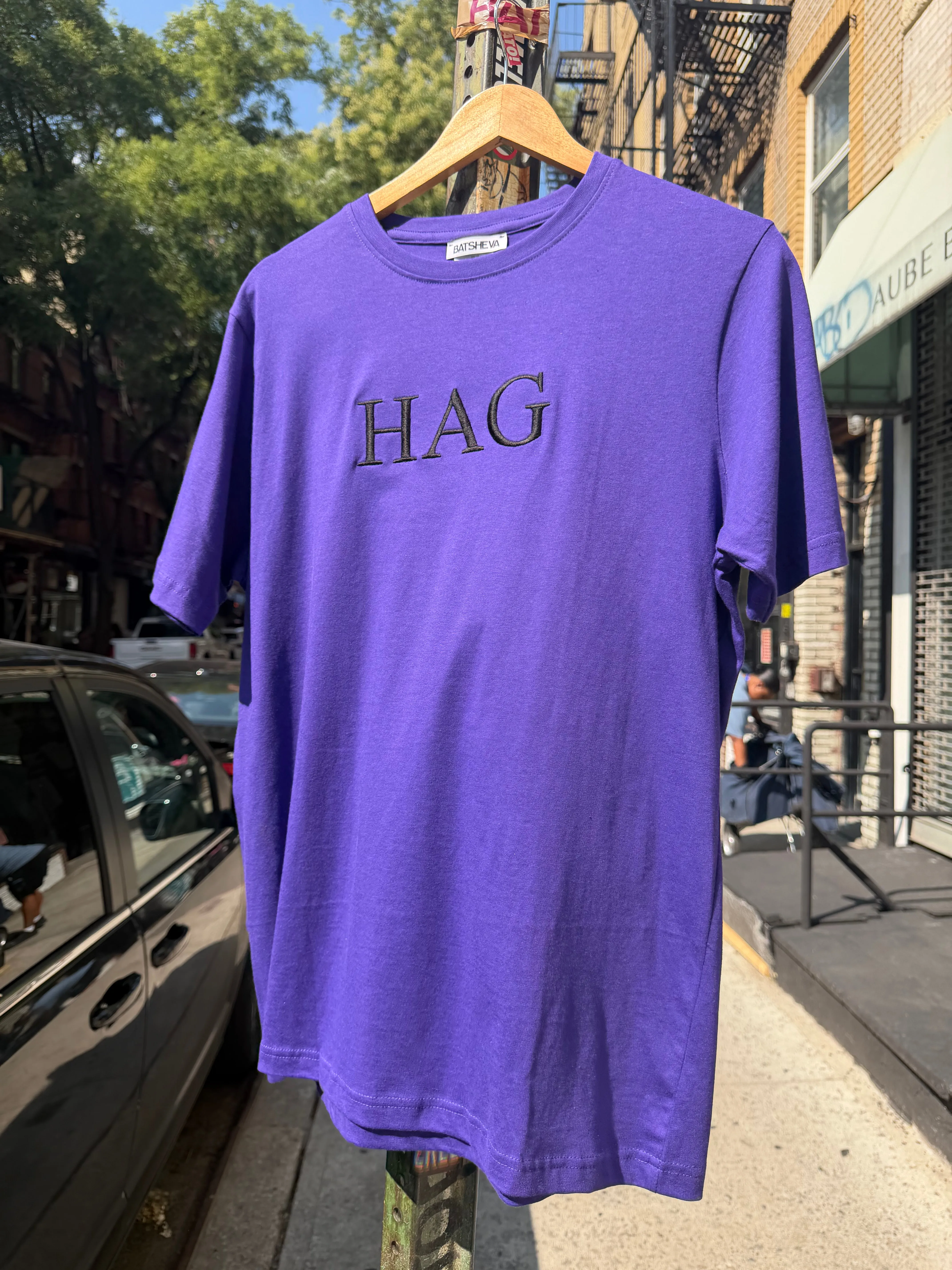 HAG Embroidered Grape Tee Shirt sold by Batsheva product image thumbnail 3