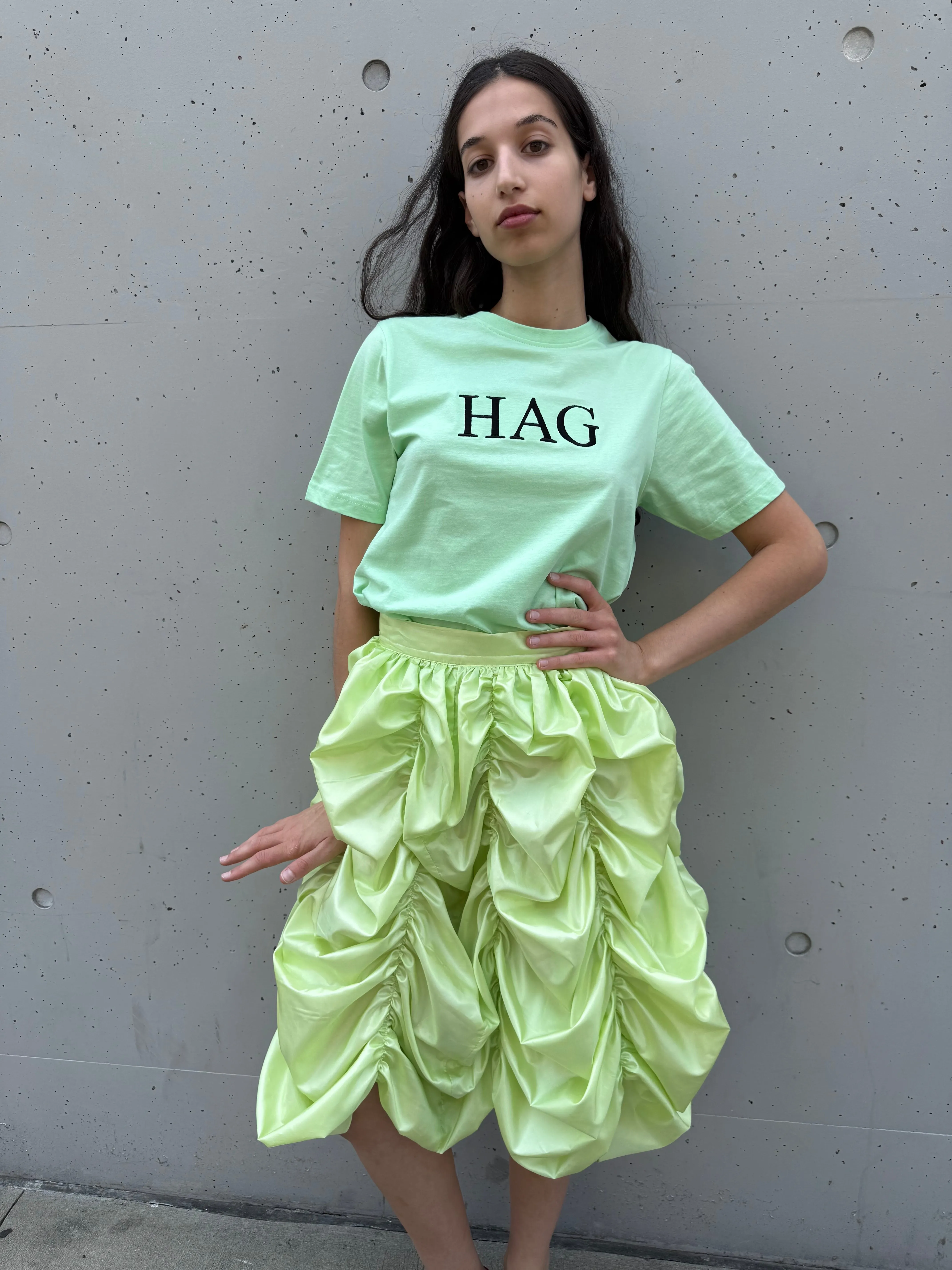 Anja Skirt in Granny Smith sold by Batsheva product image thumbnail 3