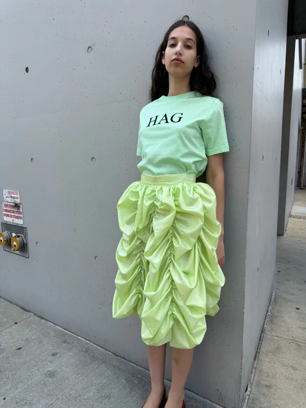Anja Skirt in Granny Smith made by Batsheva