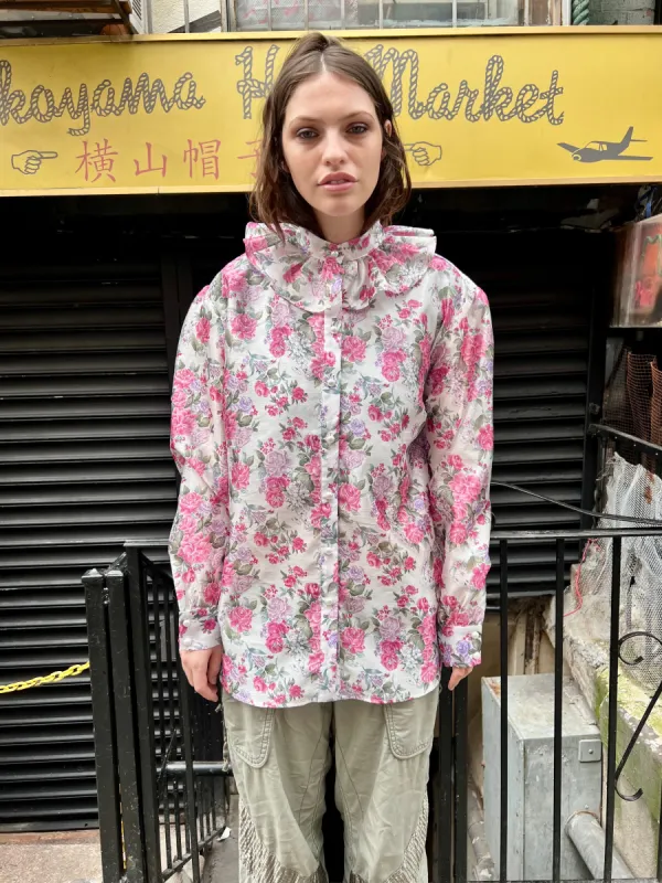 One-of-a-Kind Dita Blouse in Deadstock Floral made by Batsheva