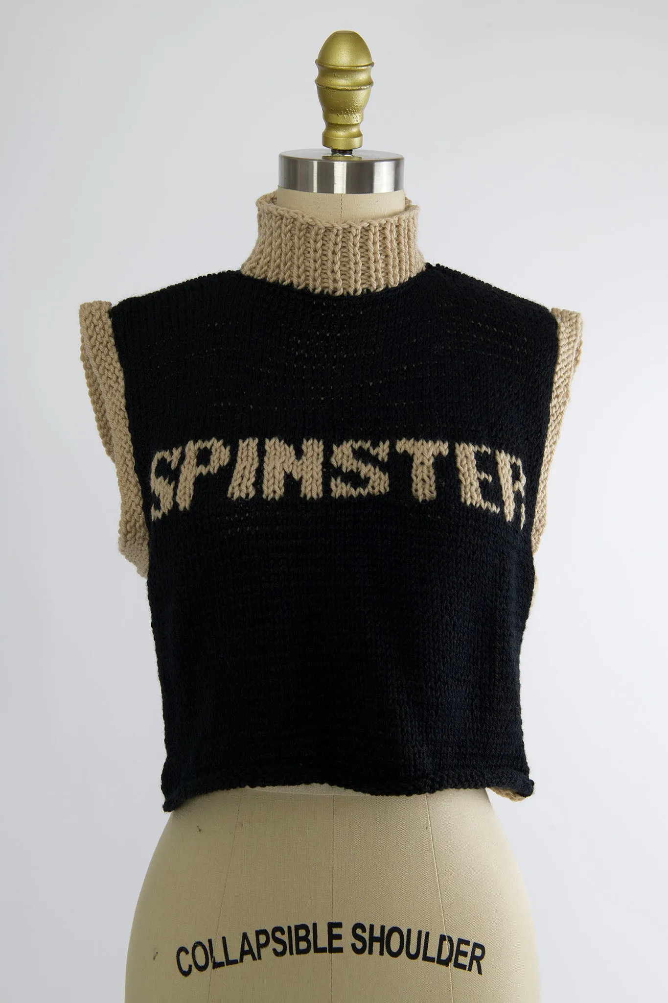 Spinster Hand Knit Vest sold by Batsheva
