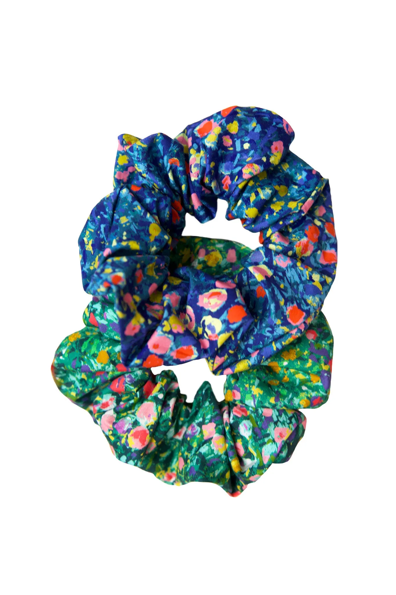 Scrunchie in Green Floral sold by Batsheva product image thumbnail 2