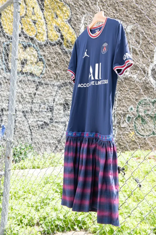 One-of-a-Kind Vintage Paris Saint-Germain Jersey Dress made by Batsheva