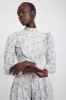 Laura Ashley x BATSHEVA Lee Blouse in Duxford Pines sold by Batsheva