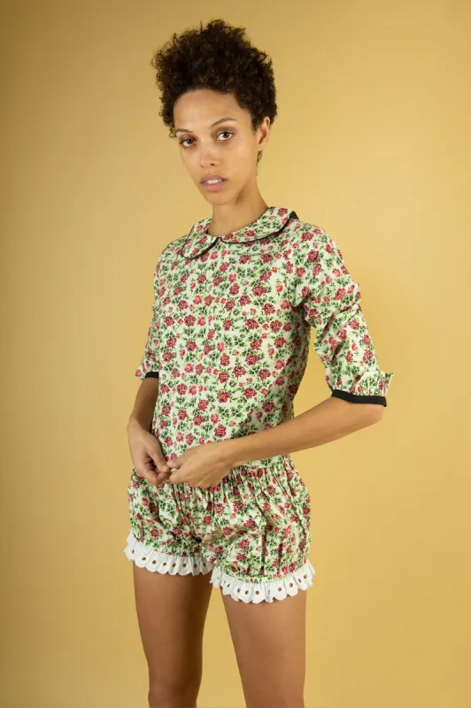 Anise Blouse in Dotted Rose sold by Batsheva