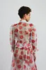 Grace Blouse in Painted Rose Organza sold by Batsheva