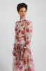 Grace Blouse in Painted Rose Organza sold by Batsheva