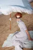 Laura Ashley x BATSHEVA Gwen Dress in Duxford Pines sold by Batsheva