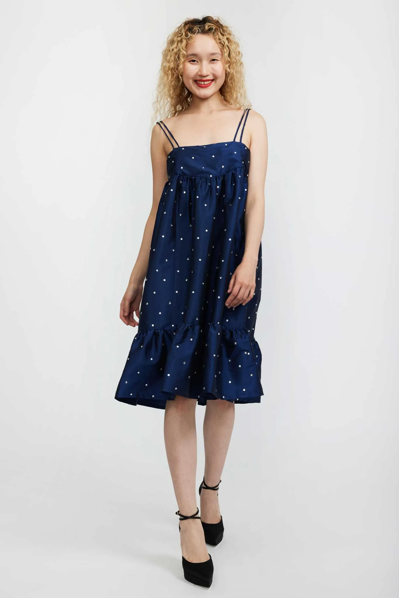 Singer Dress in Navy sold by Batsheva product image thumbnail 5