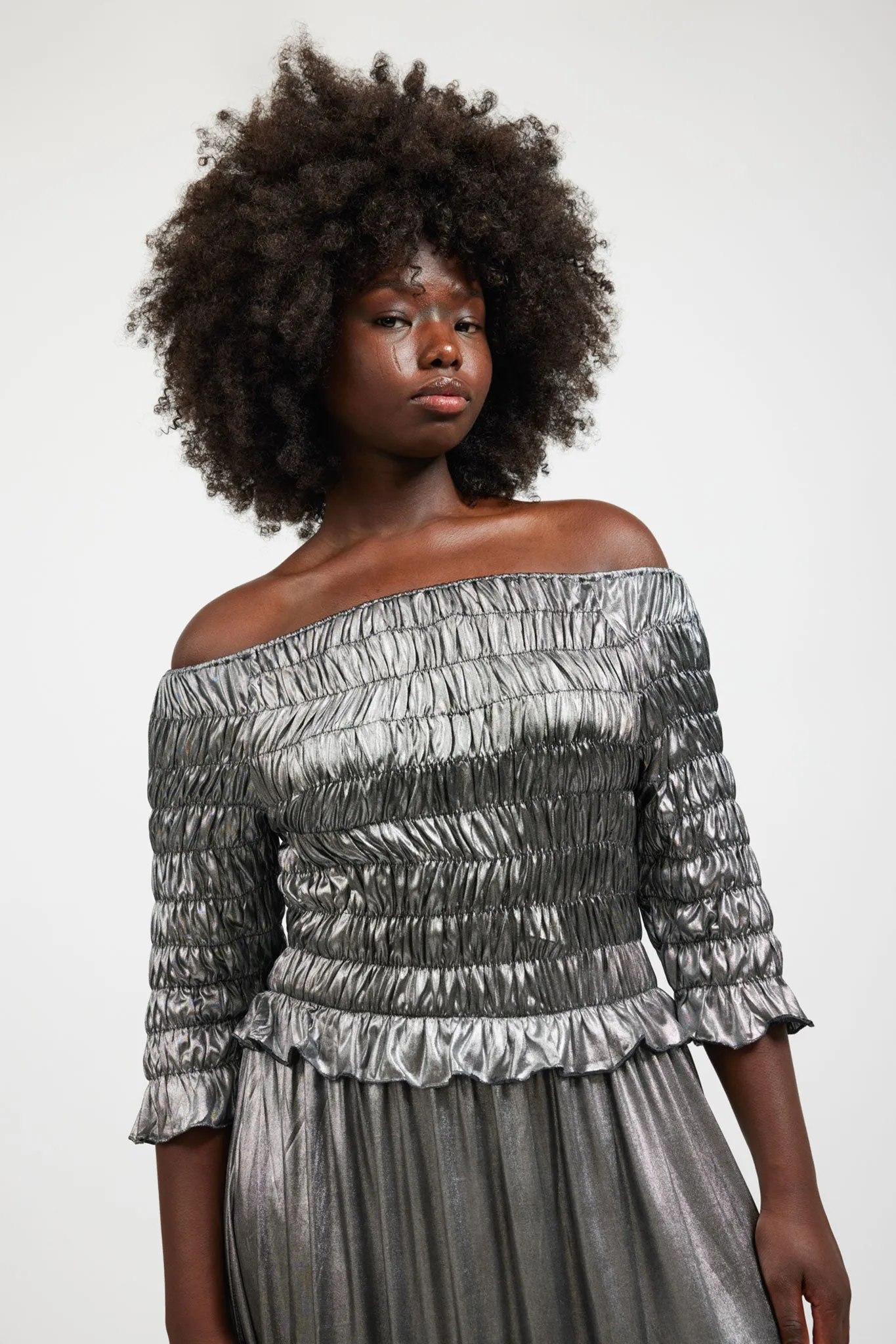 Oak Dress in Silver sold by Batsheva product image thumbnail 3