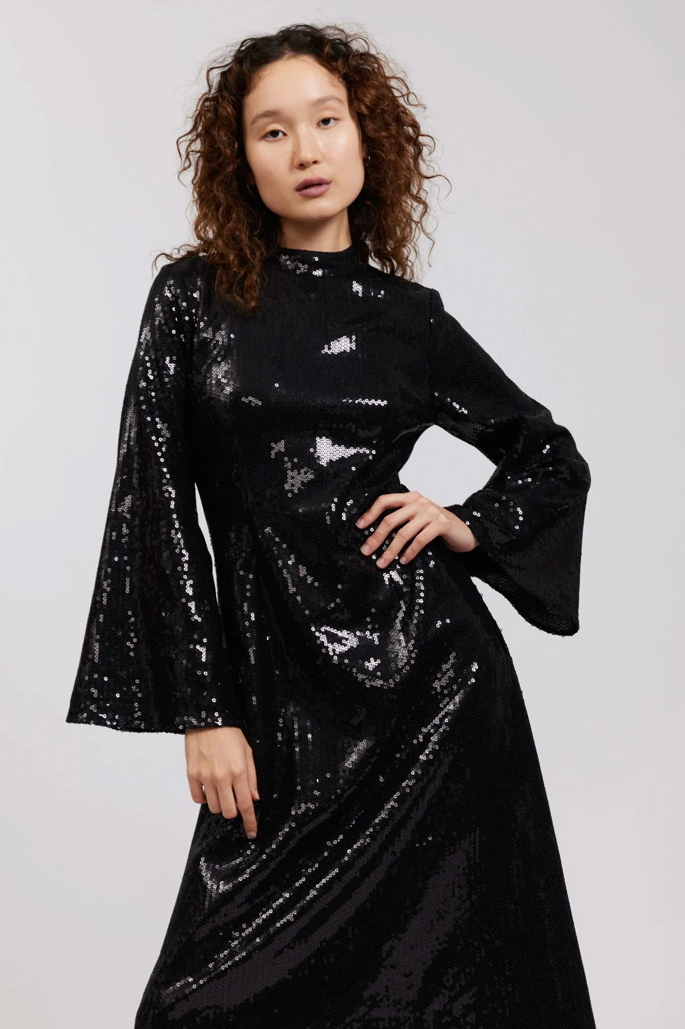 Dolly Dress in Black Sequin sold by Batsheva product image thumbnail 3