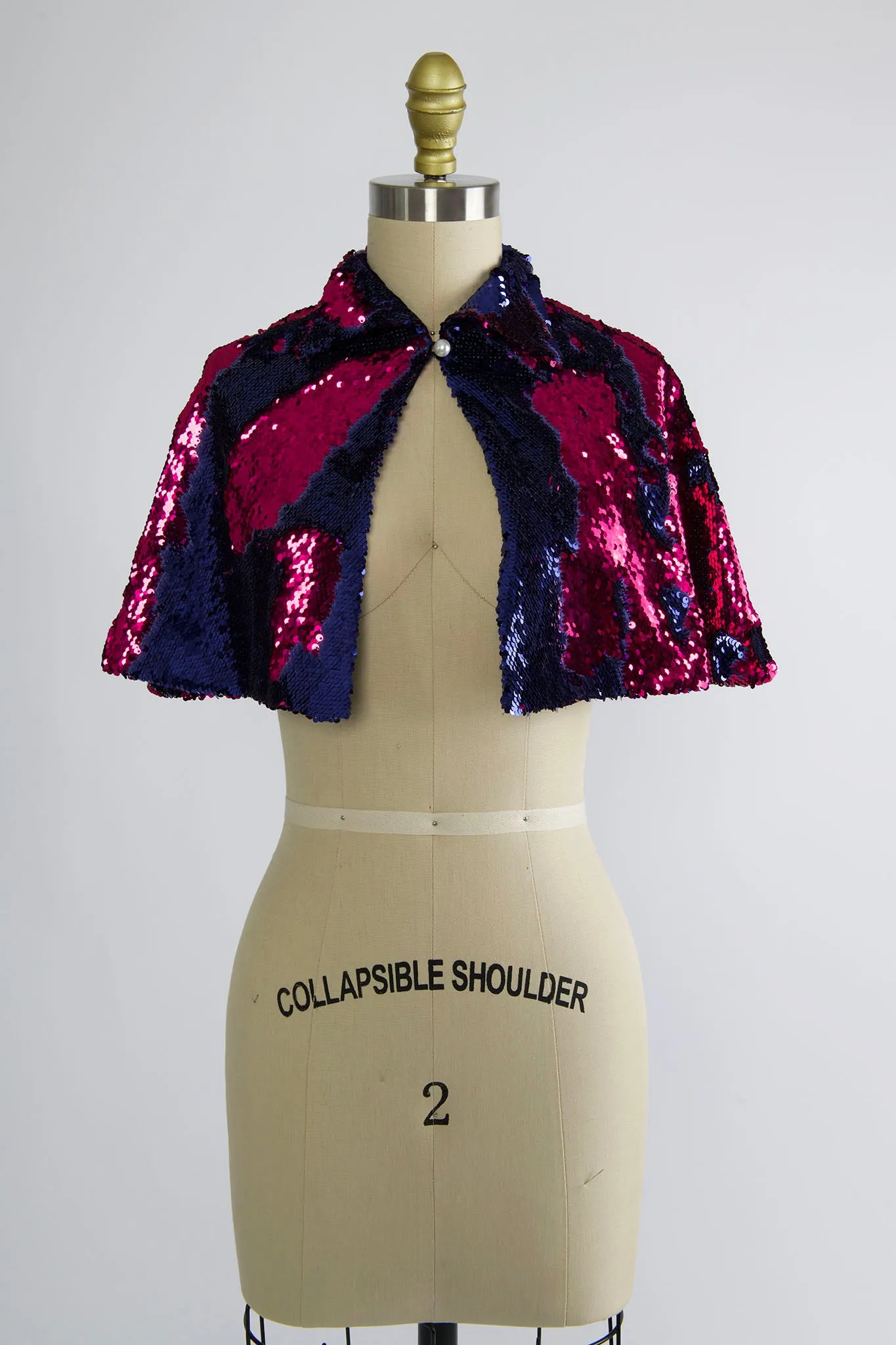 Synergy Cape in Fuchsia and Purple Sequin sold by Batsheva product image thumbnail 2